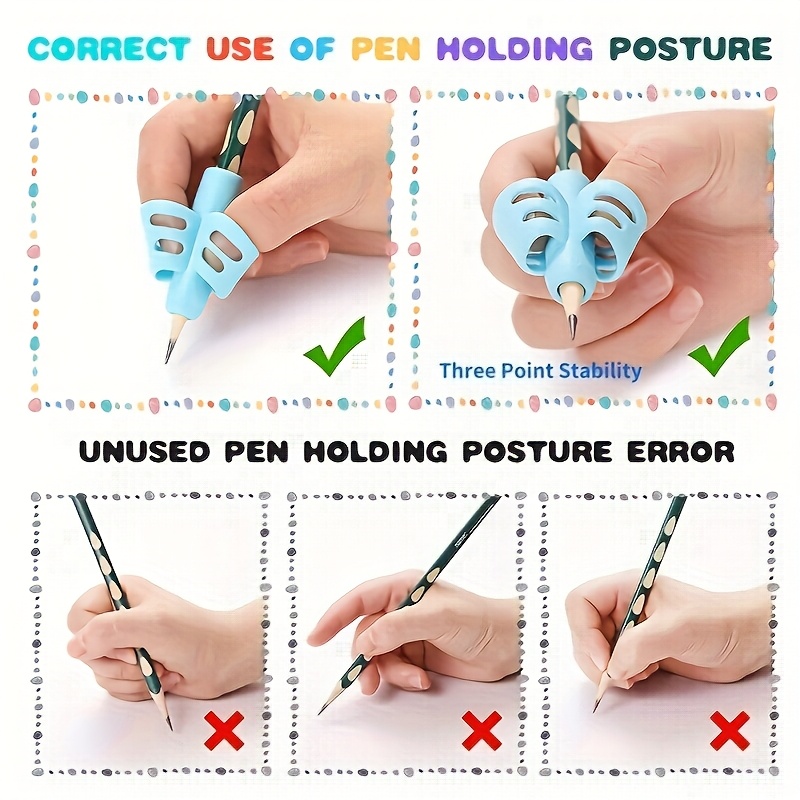 20pcs pen grip   writing posture   writing   youth learning supplies teaching tools classroom gifts starting season gifts christmas gifts birthday gifts grip     pen grip   Product details 0