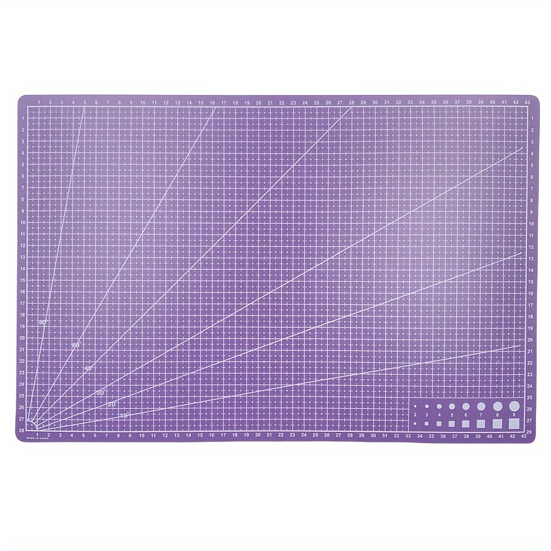 TEMU 1 Stuk A3-formaat Enkelzijdig Licht En Dun Handgemaakt DIY Mat Board, Multi-gekleurde Desktop Mat