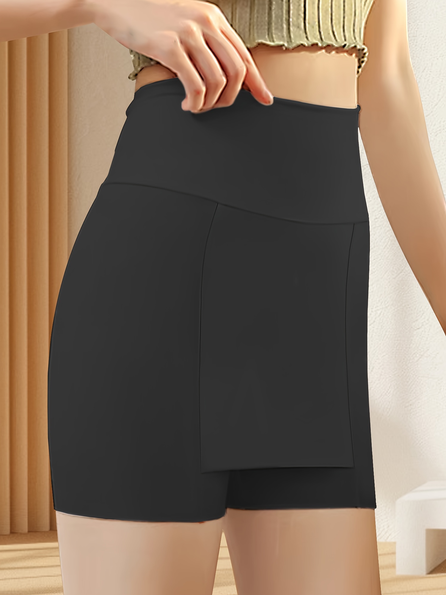 womens high waist tummy control safety pants seamless anti slip   lifting     Product details 7