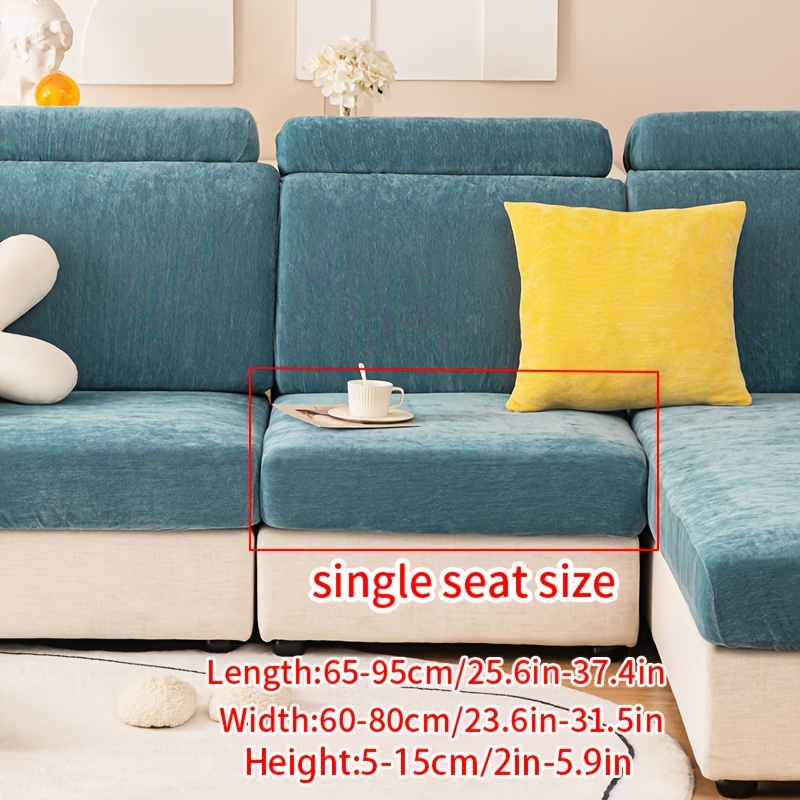 TEMU 1pc Sofa Cover Universal Easy Modern Anti-slip Cushion Mat Applicable Backrest Towel