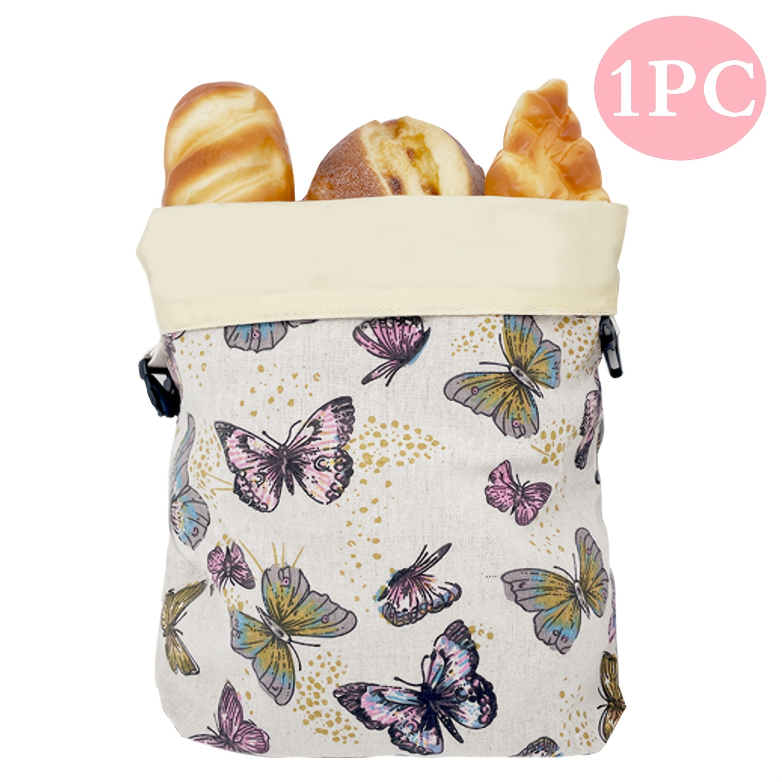 TEMU 1pc Reusable Beeswax Bread Bags, Bread Bags For Homemade Bread, Beeswax Bread Bag To Keep Fresh, Sourdough Bread Bags Beekinn