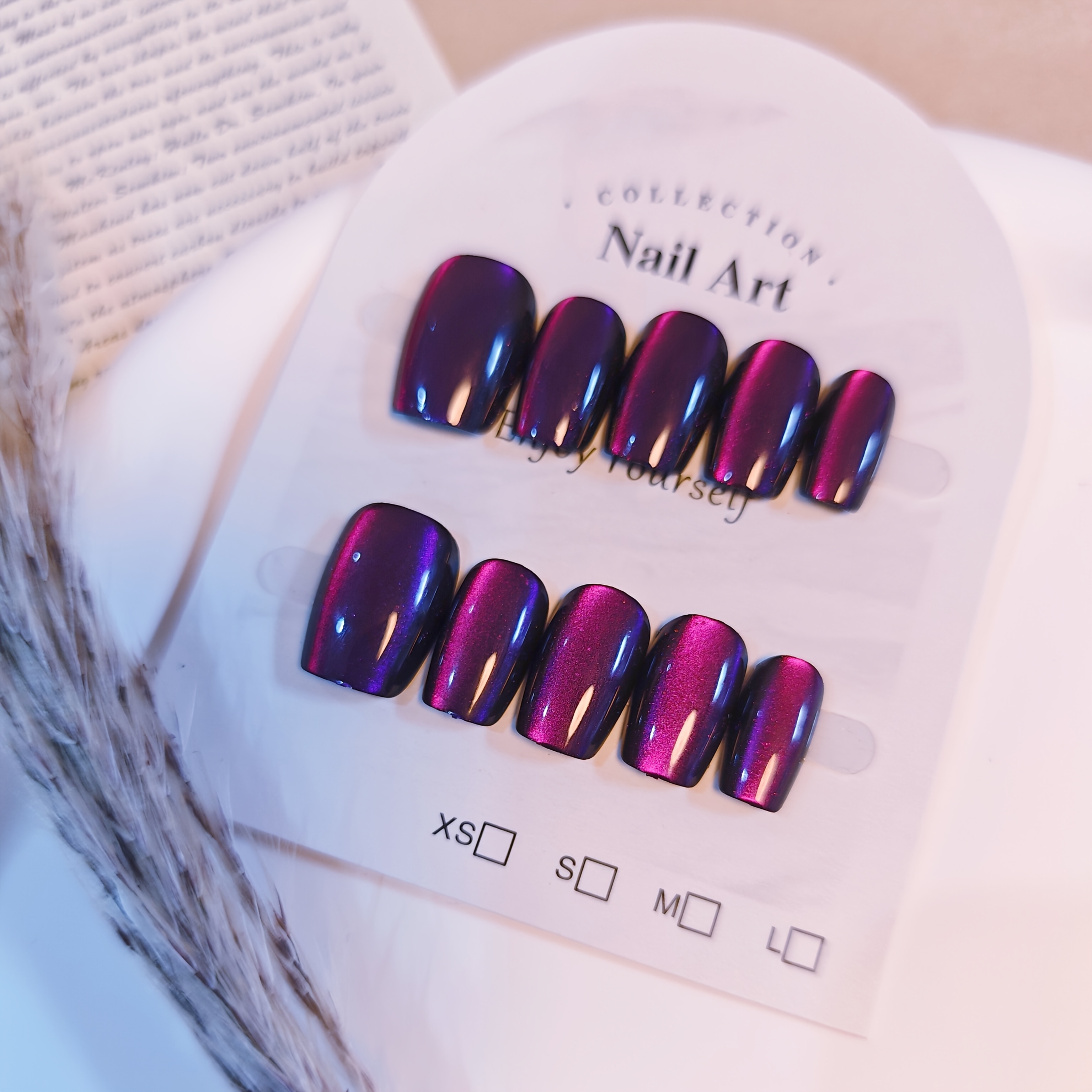 TEMU 10 piezas Ojos de gato anchos, oscuros, , de luz, forma de ballet corta, adecuados para mujeres, moda y tendencia