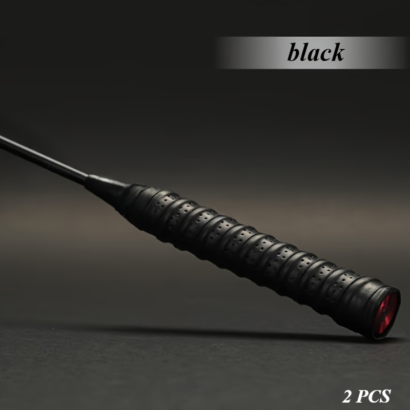 2pcs Anti Slip Grip Strap, Sweat Absorbing And Shock-absorbing Grip, Suitable For Tennis And Badminton Rackets, Comfortable And Durable, And Control