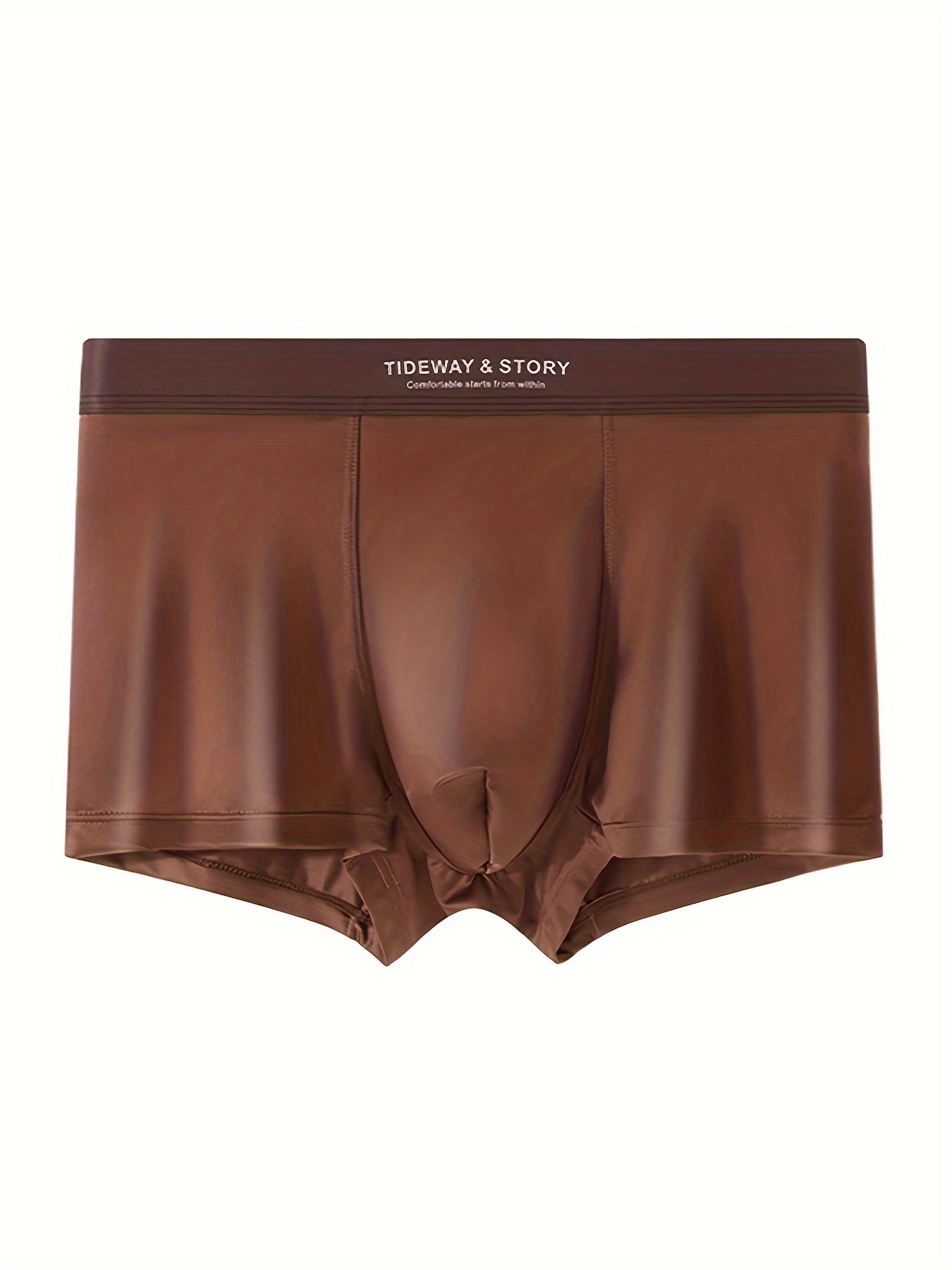 1pc sous vêtements homme en fibre soie luxe Temu Switzerland - Main Image