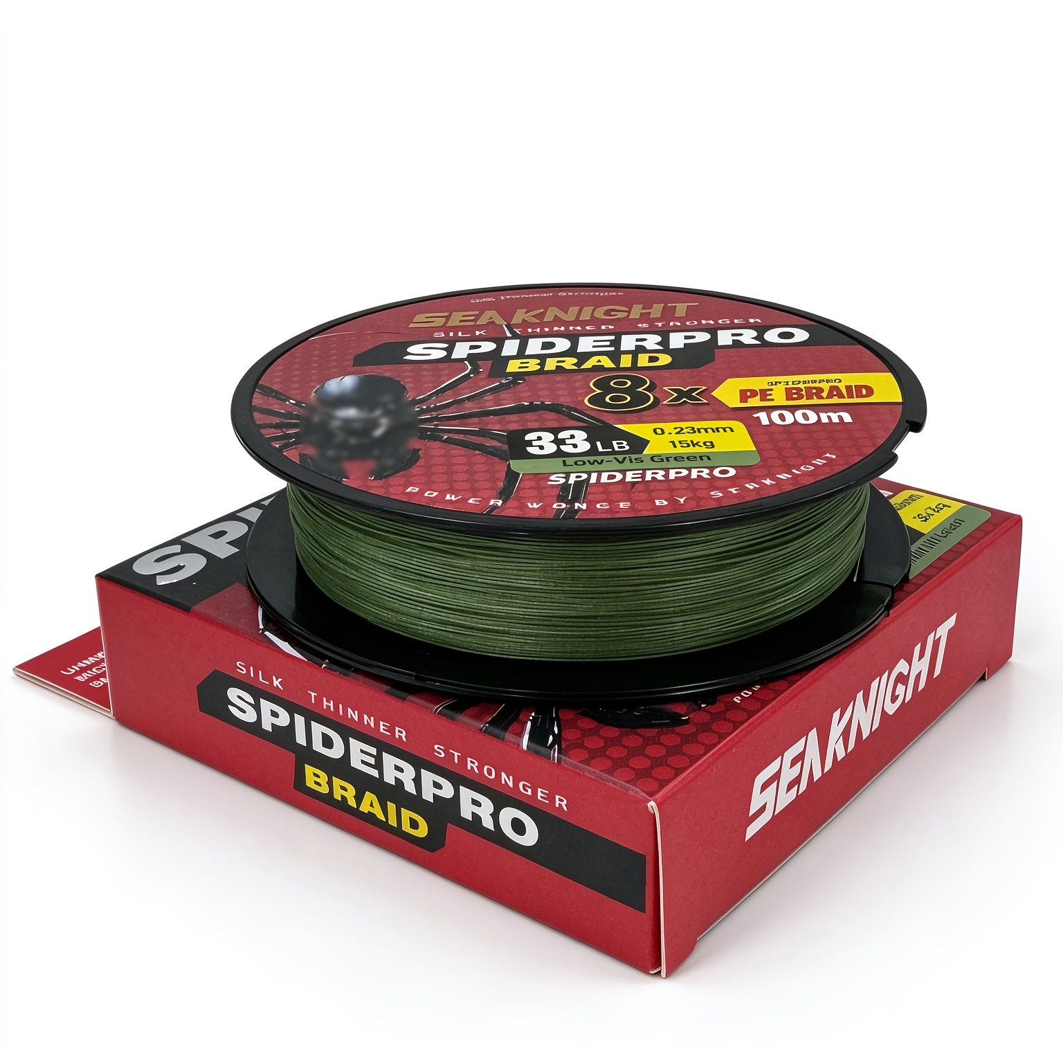 TEMU Seaknight 100 Meters Spiderpro8 Pe Line, 15-100 Lb, Wear-resistant