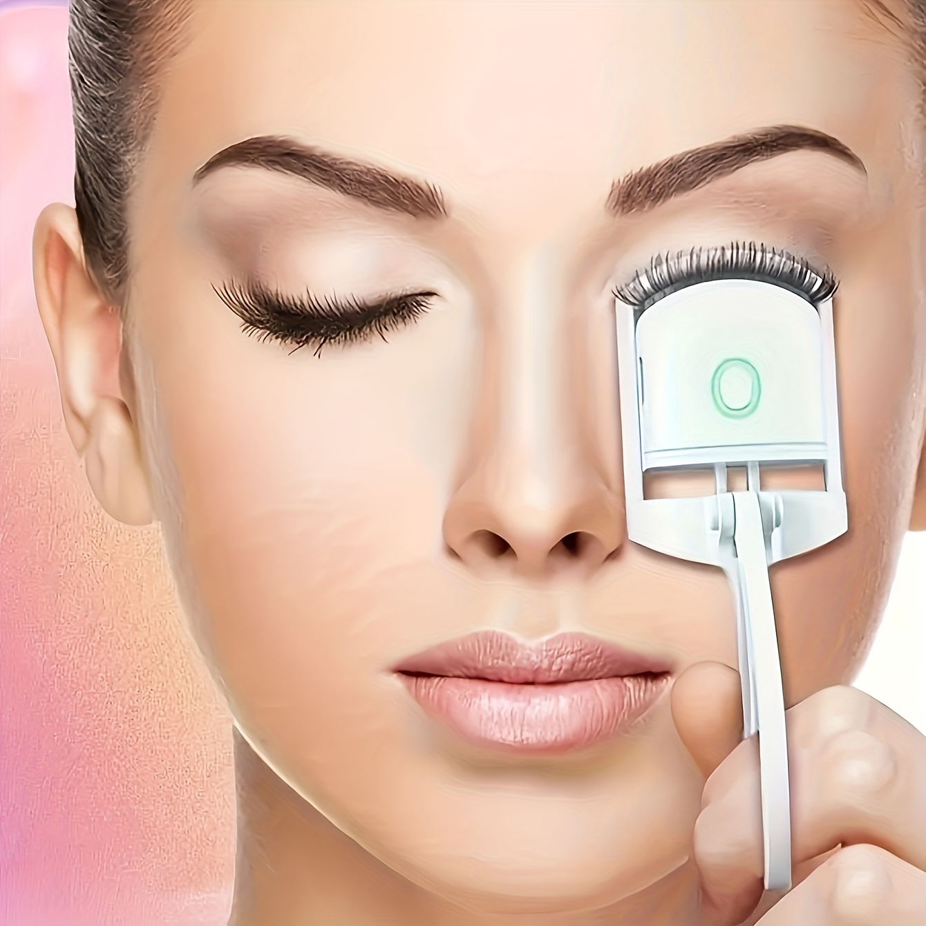 TEMU Rechargeable Electric Eyelash Curler, Heated Eyelash Perm Tool, Electric Eyelash Curler For Long-lasting Perm And Styling