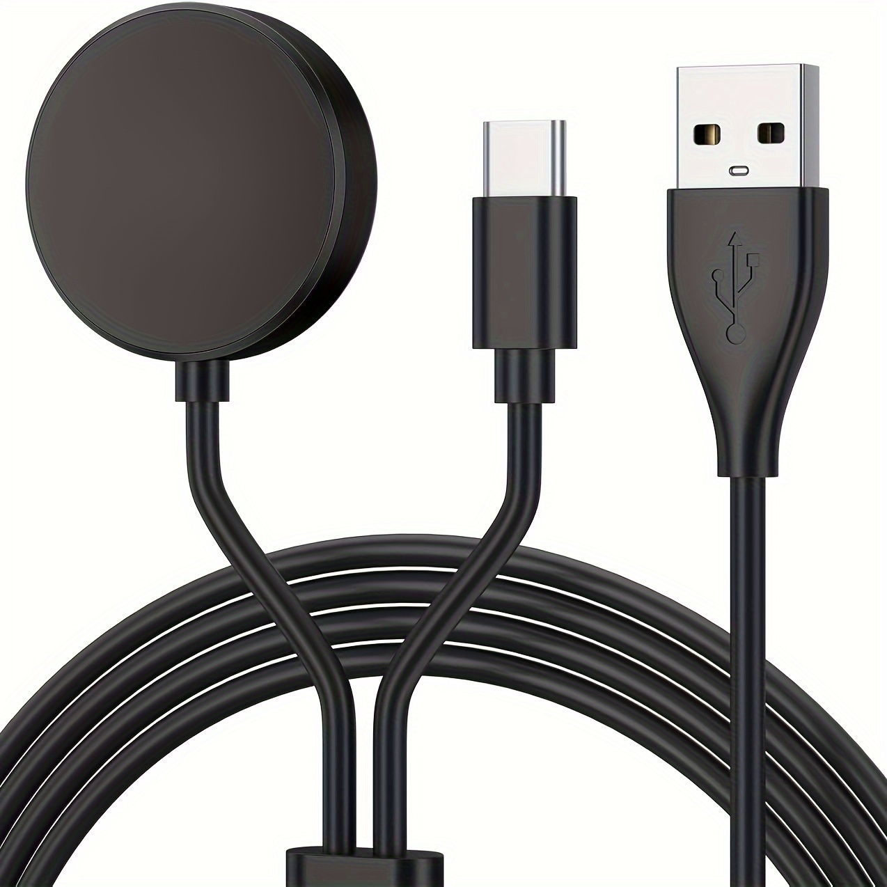 

The Charger Is Suitable /2/watch3/4/5/6and C Phone, Replacing The Charging Cable Base With A 3.9-feet (about 1.2 Meters) Charging Cable