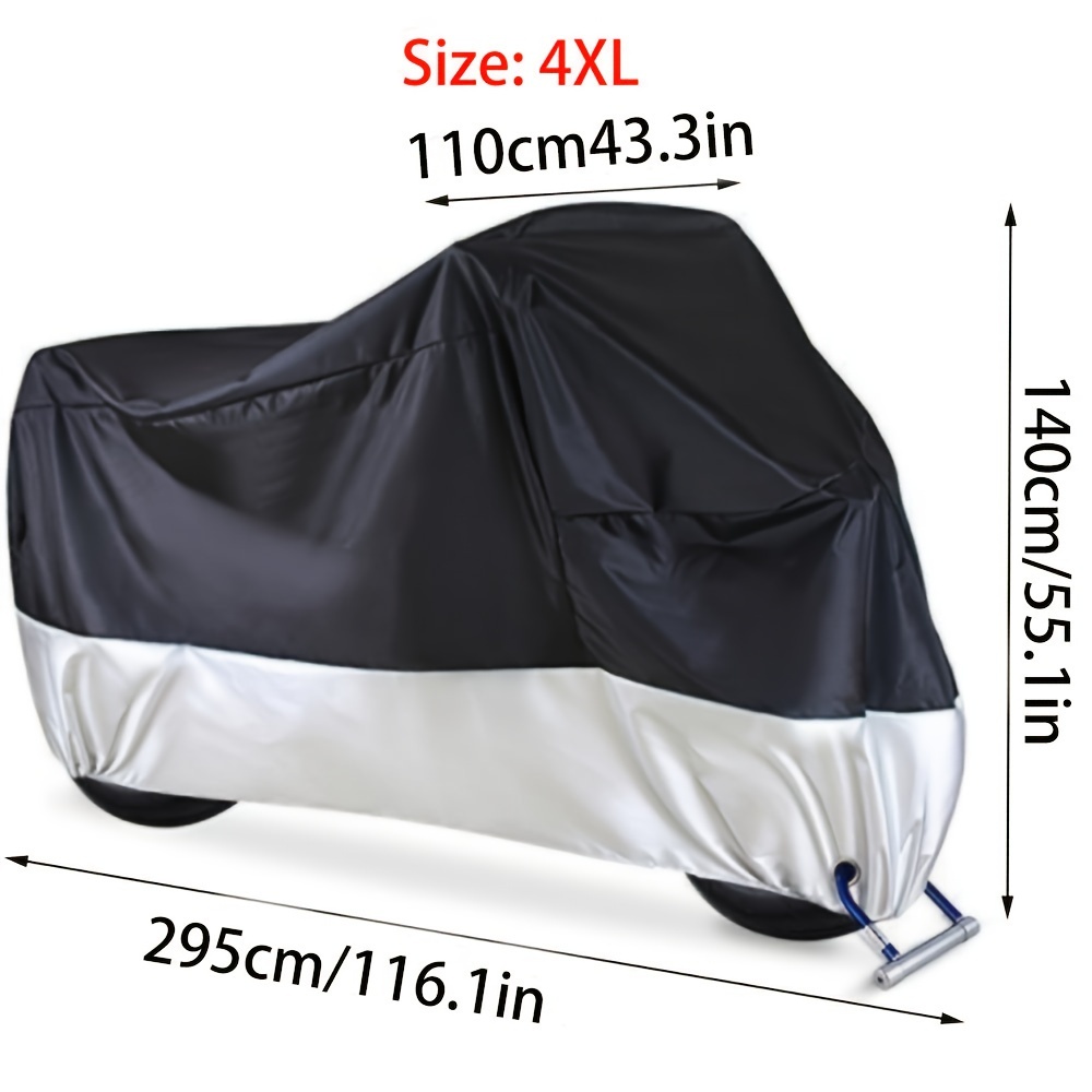 E-shop Strapazierfähige Fahrrad Motorrad Abdeckung Outdoor Indoor Roller Schnee Motorrad Abdeckung Fahrrad Zubehör, Inklusive Verschlussbänder und