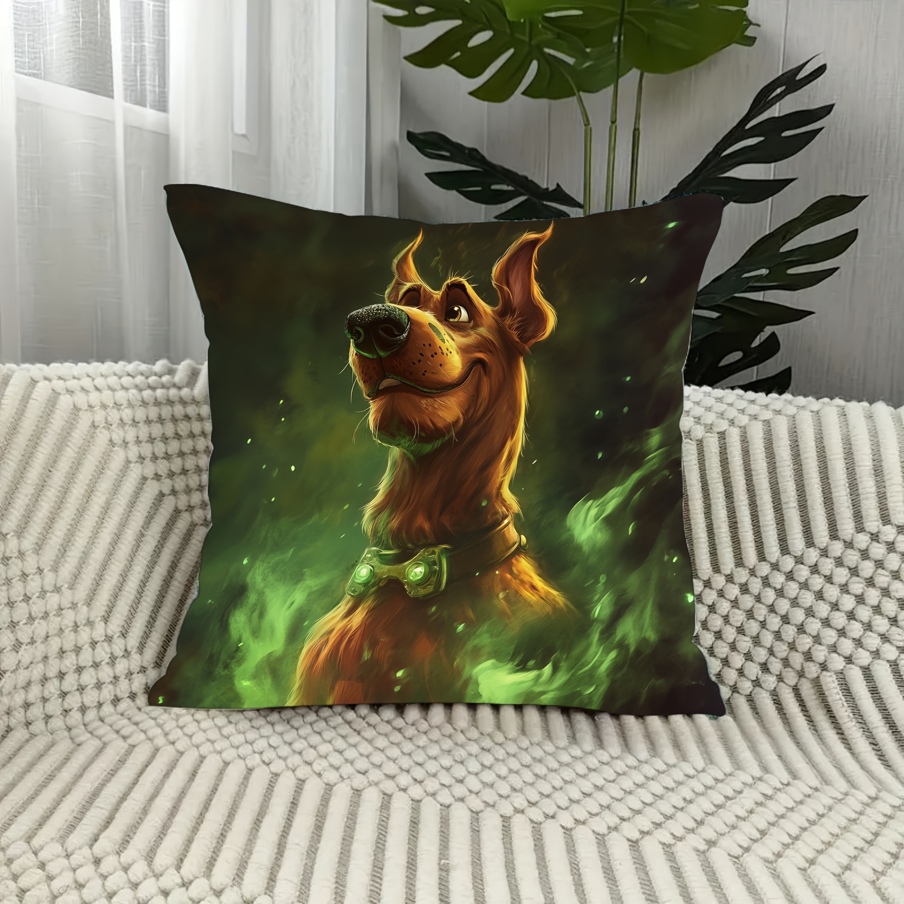 

By Phatpuppyart - 18x18 Inch Soft Polyester Throw Pillow Cover, Vintage For Living Room & Bedroom Decor, Zip Closure, Hand Wash Only (pillow Not Included)