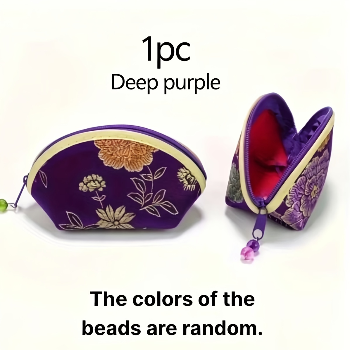 TEMU Pochette portagioie con cerniera 1-8 pz casuale, portamonete, sacchetto porta dolcetti per matrimonio, pochette portagioie
