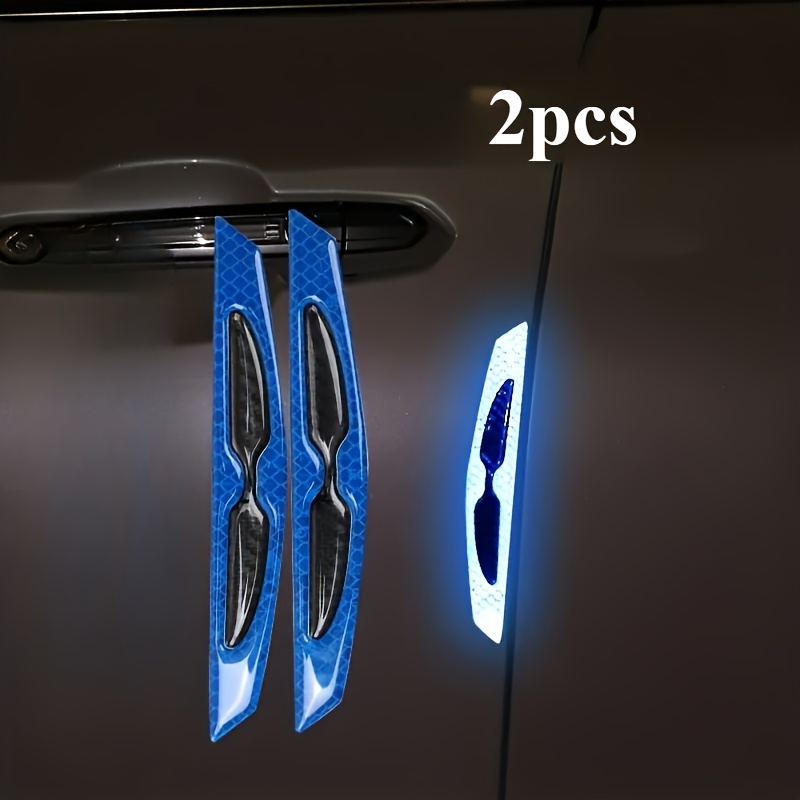Image of 2pcs Car Door Bumper Guards - Scratch & Collision Protection For Your Vehicle