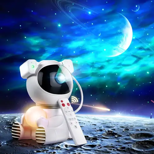 Proyector Estrellas Astronauta Lámpara Proyección Estrellas - Temu