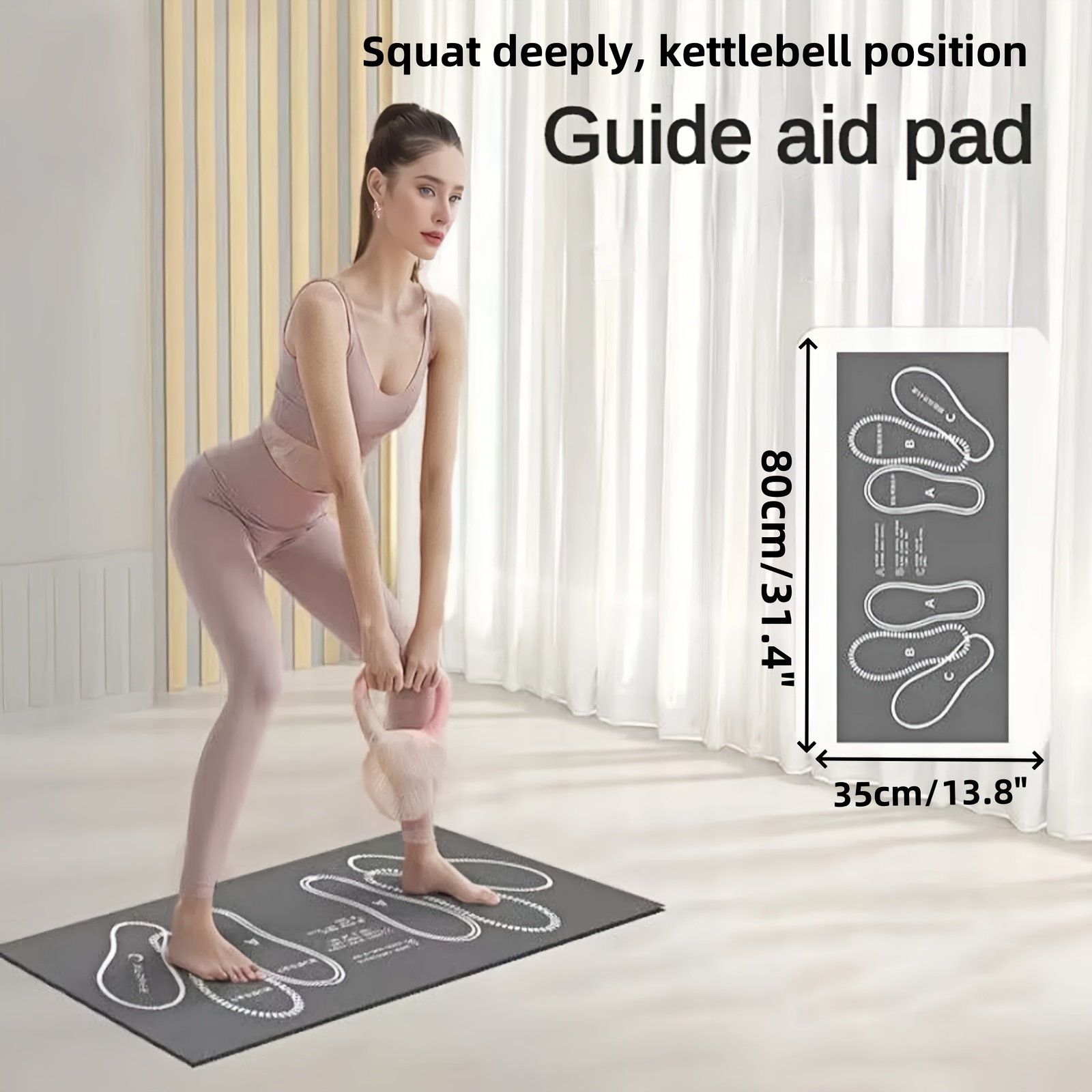 Squatting on rubber mats sale