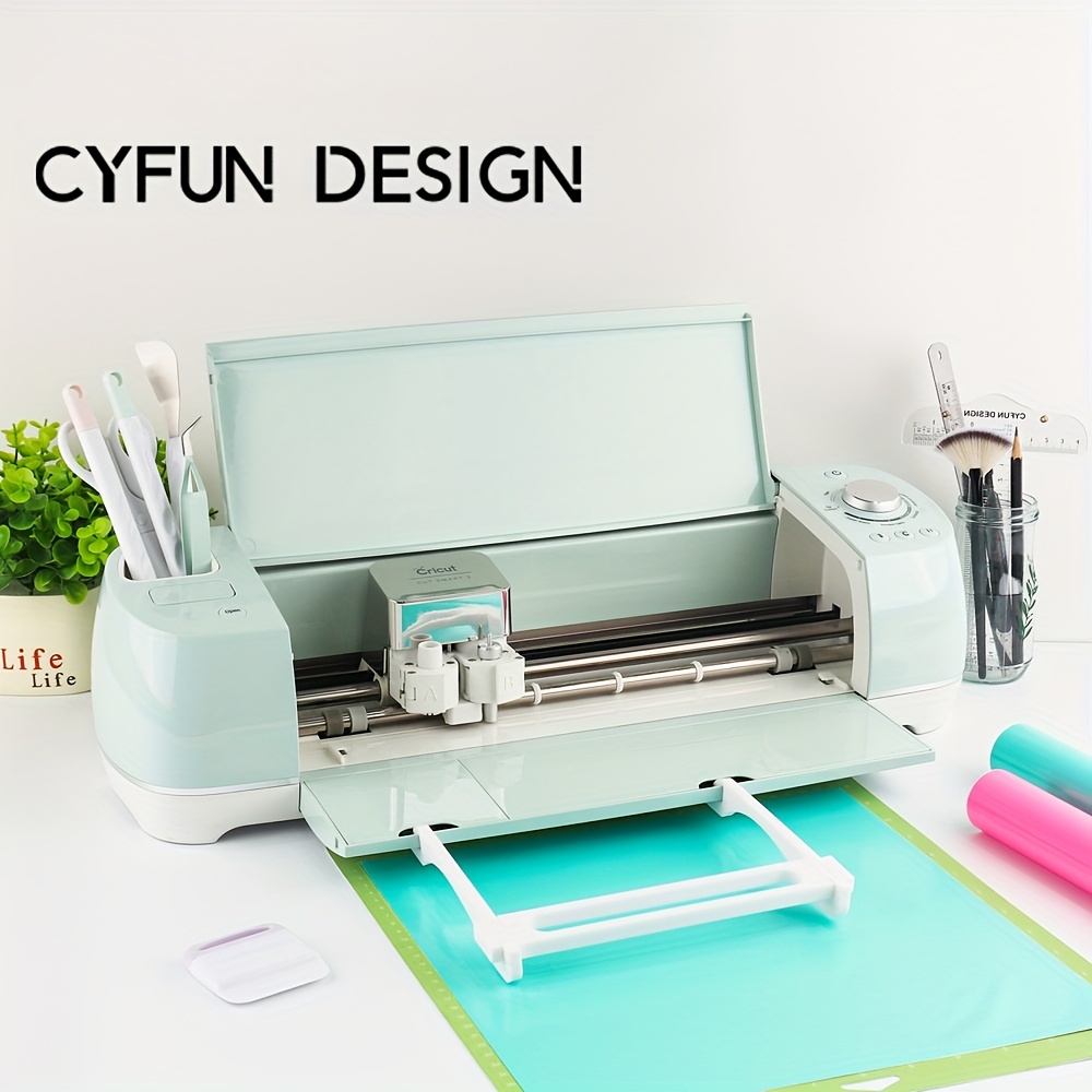 

Cyfun Design Cutting Mat Support Extension Tray Compatible With Cricut Maker 3/maker, Explore Air 2 & Explore 3, Diy Craft Stencil Material Tray Extender Holder - English Guide Included