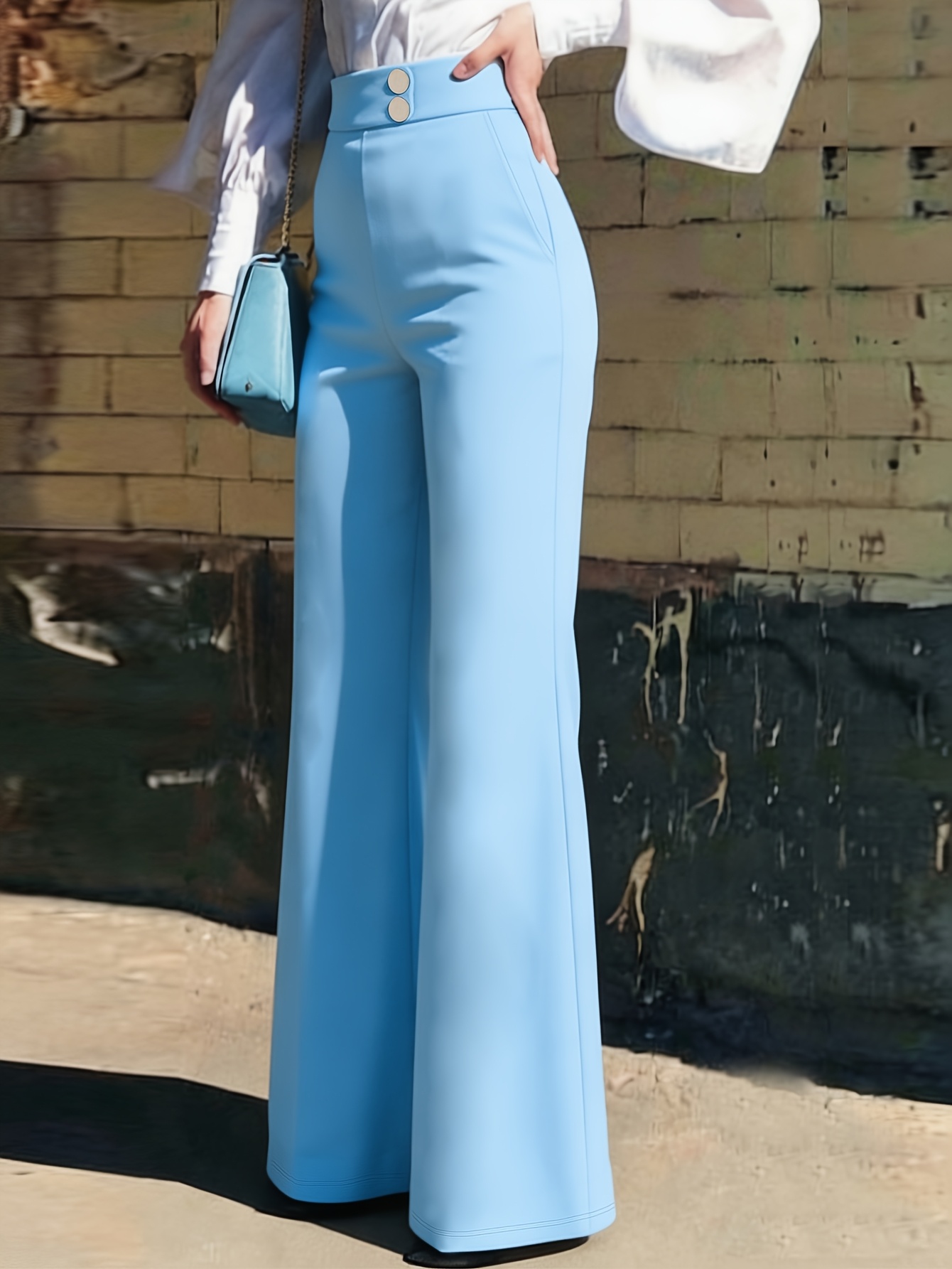 light blue pants sold on Temu United States