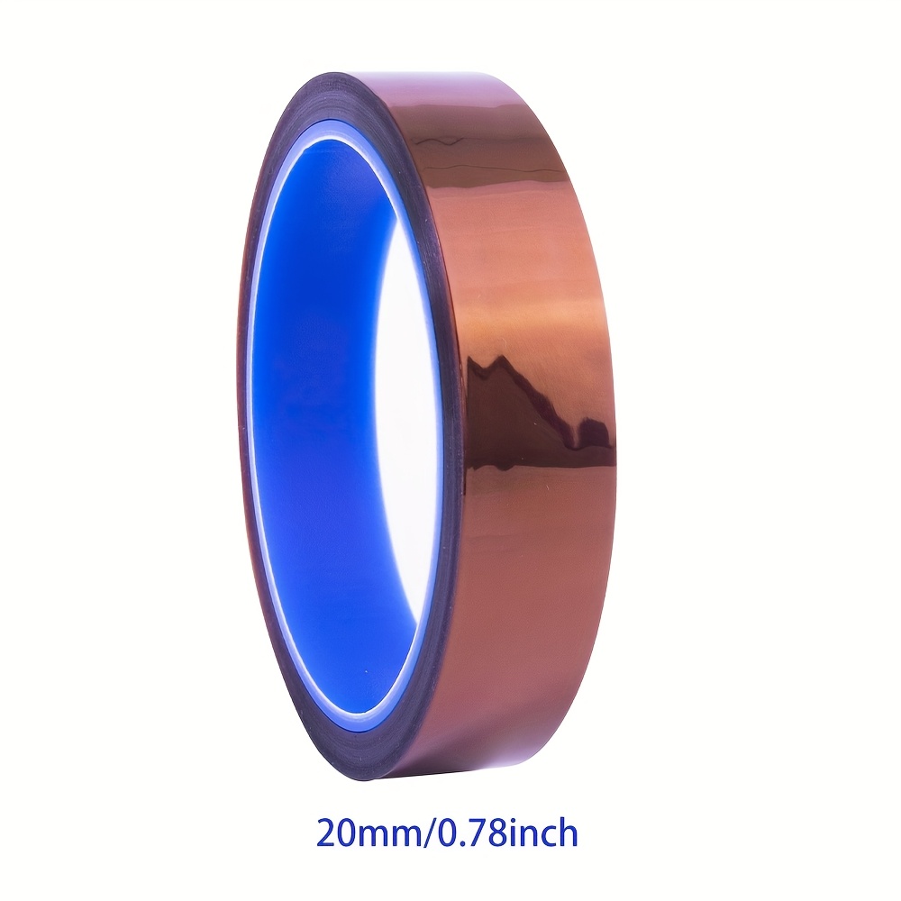Image of High-temperature Resistant Polyimide Tape For Mobile Phone Repair, Insulating Motors, And Protecting Battery Packs And , Brown , Withstands Up To 400°