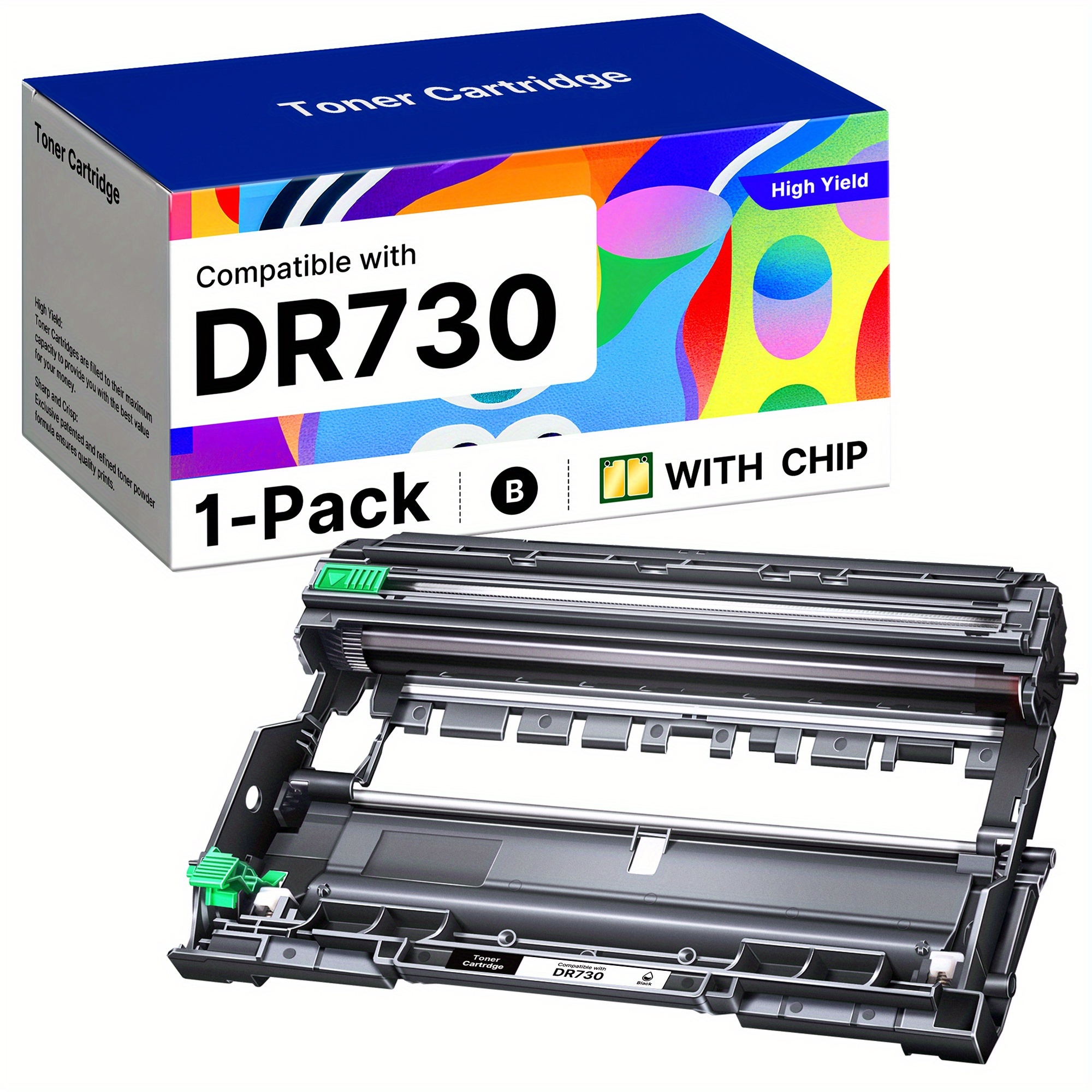 TEMU Unité de Tambour DR730 pour Brother DR730 Compatible avec HL-L2350DW HL-L2395DW HL-L2370DW HL-L2370DWXL MFC-L2750DW MFC-L2710DW DCP-L2550DW, 1