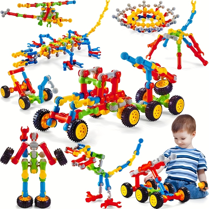132pcs Kids STEM Building Toys, Educational Gift