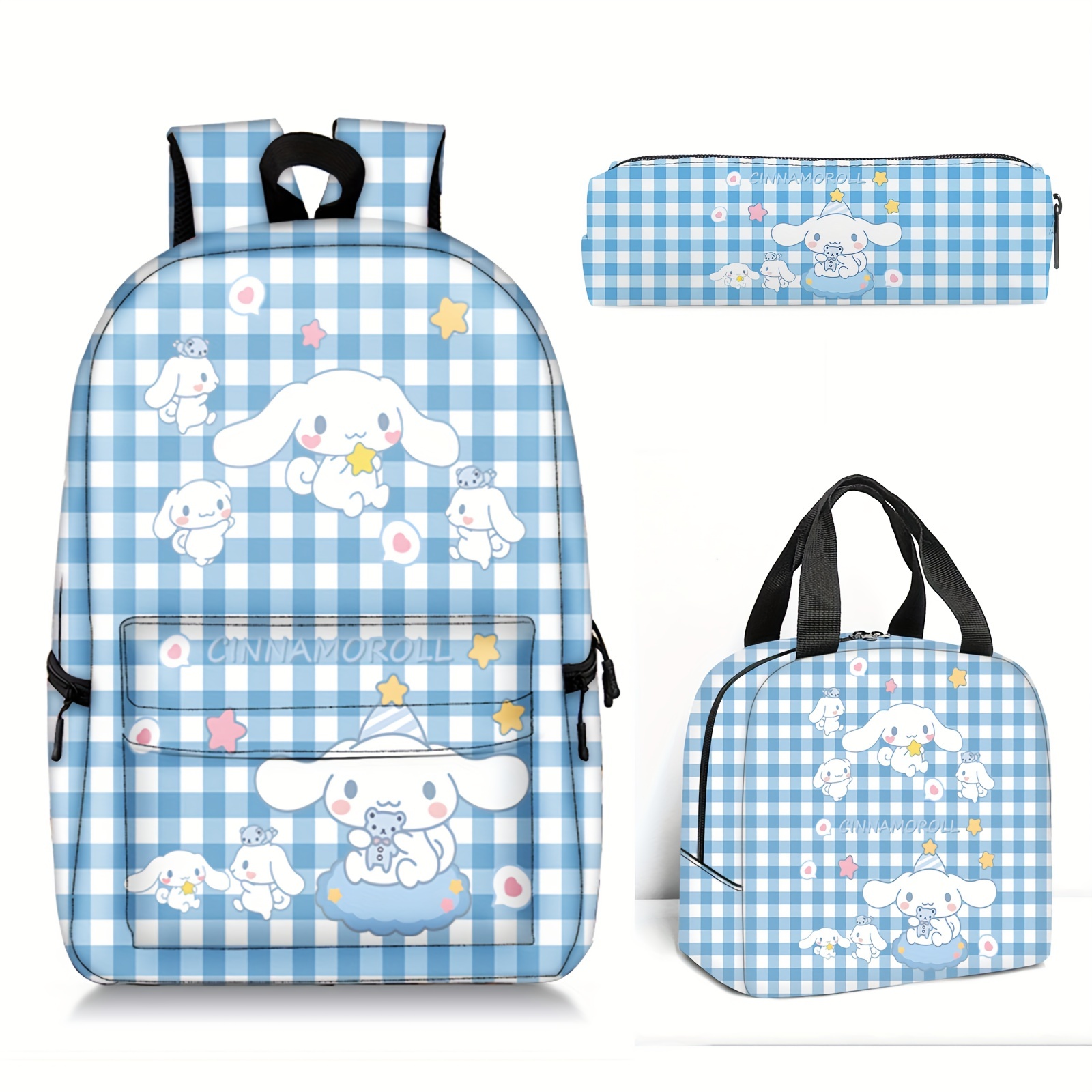 

Sanrio Set Cinnamoroll Printed 3pcs Set Portable Bag