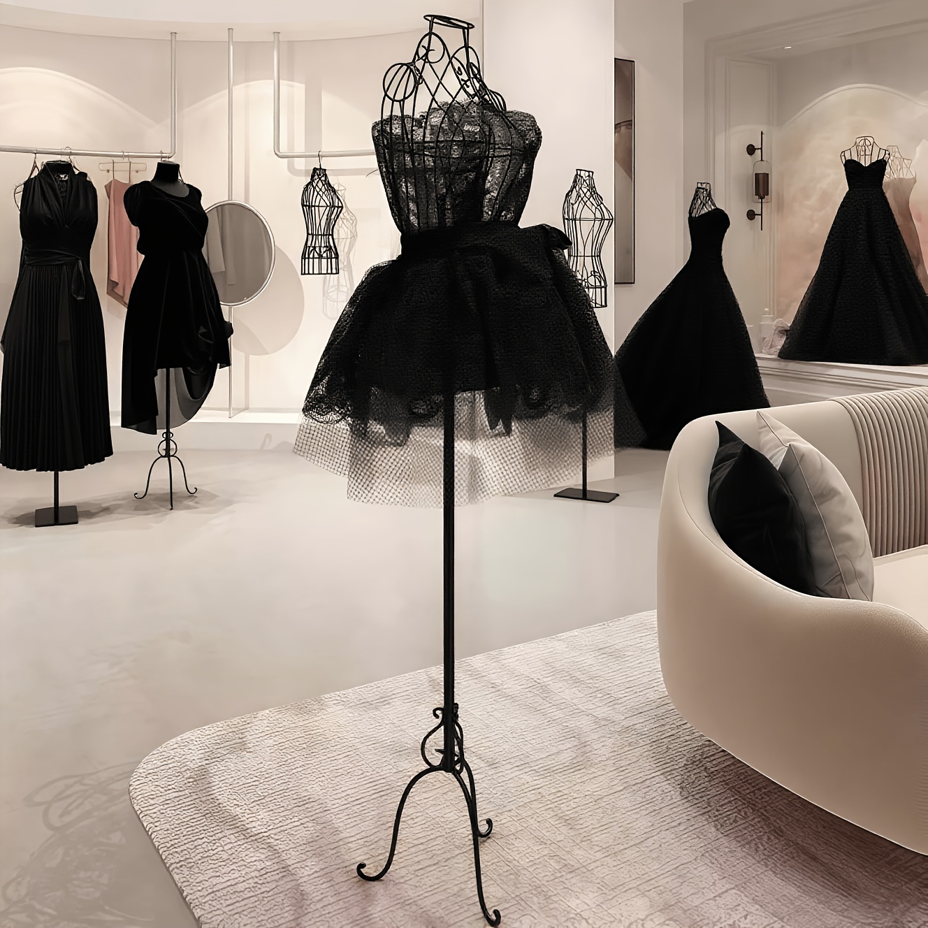 dress stand design Wood Clothes Stand STAY, designed by Neri & Hu for Cassina