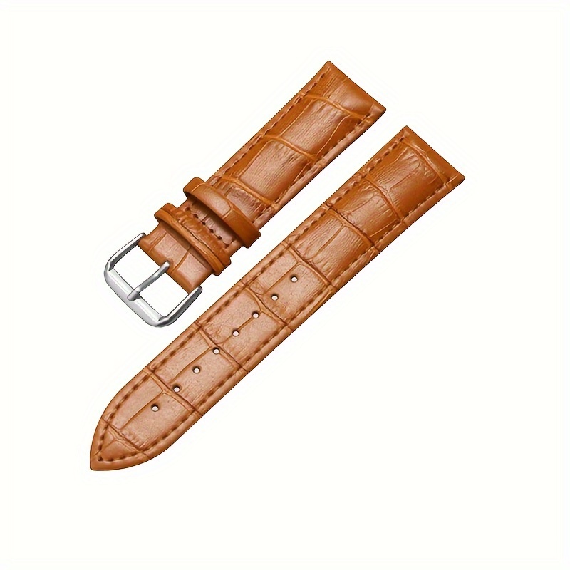 Image of Common Cowhide Watch Band For Women's Watch Chain, Quick Release Replacement Watch Strap, Soft Wrist Belt - 12mm-14mm-16mm-18mm-20mm