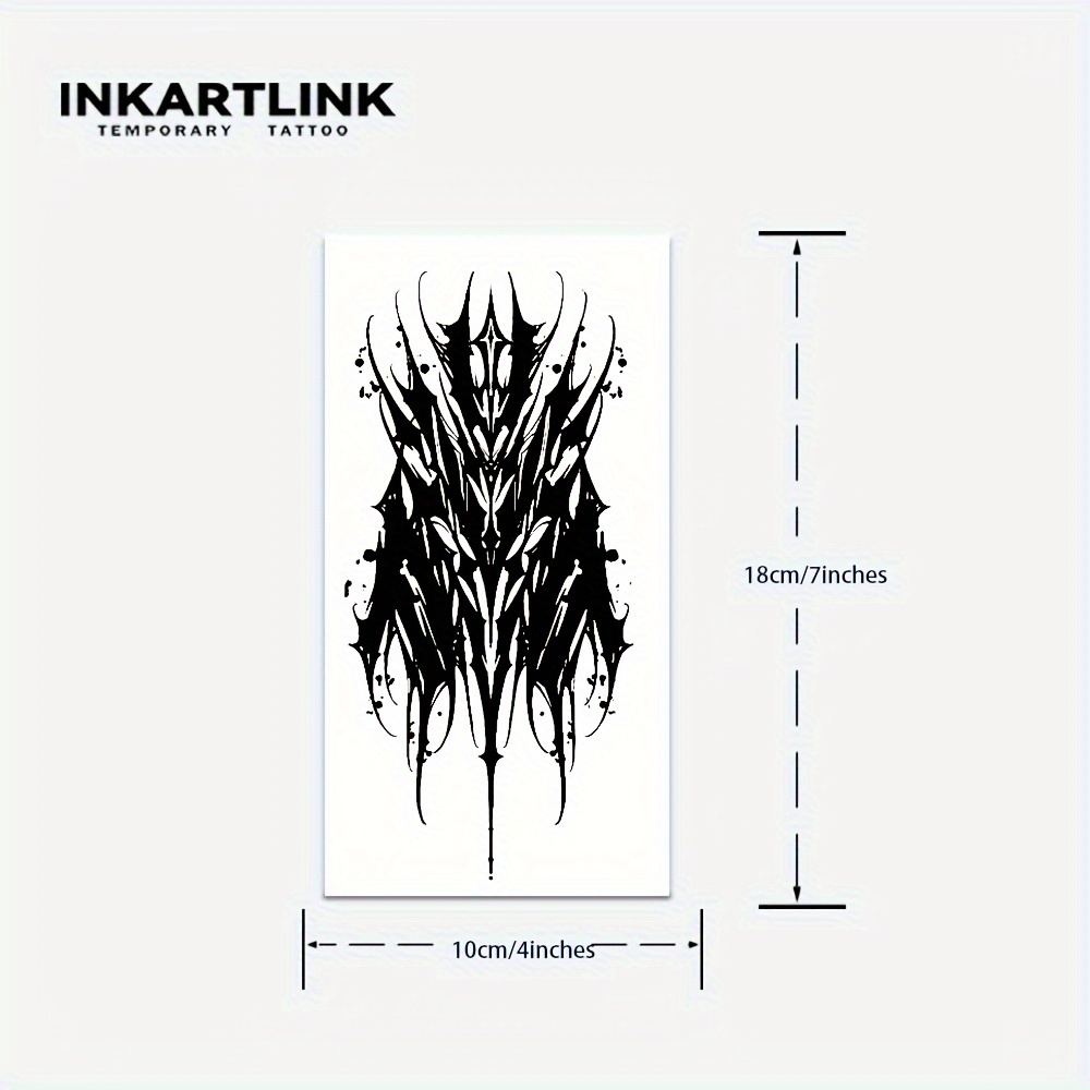 Image of Inkartlink Technology Tattoo, Semi-permanent Tattoo, Gothic Design, Heart-moving Tattoo, Temporary Tattoo, Fake Tattoo, Waterproof, Authentic Tattoo , Plant Tattoo