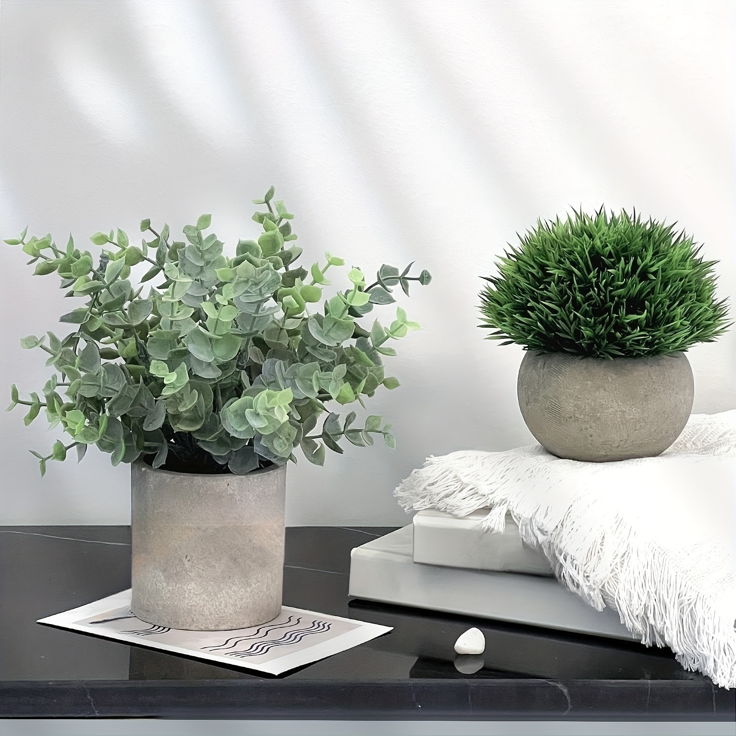 4 stck knstliche eukalyptus pflanzen in tpfen  - Temu Germany