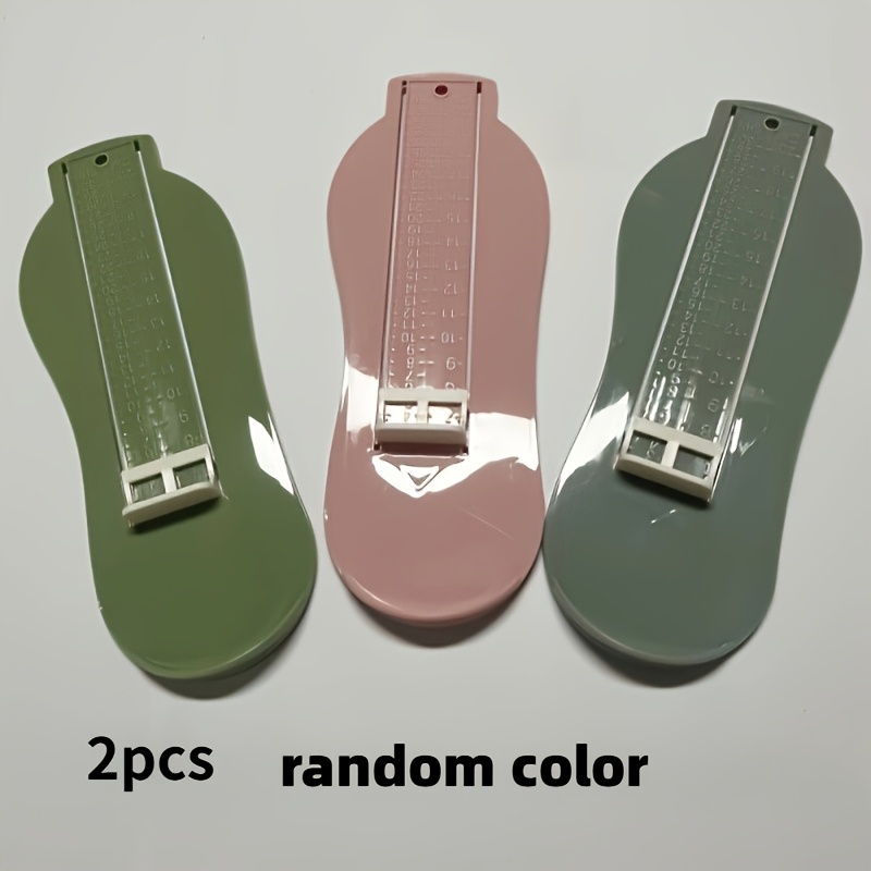 2pcs/6pcs Random Color Shoe Size Measuring Tools, Shoe Accessories, Foot Size