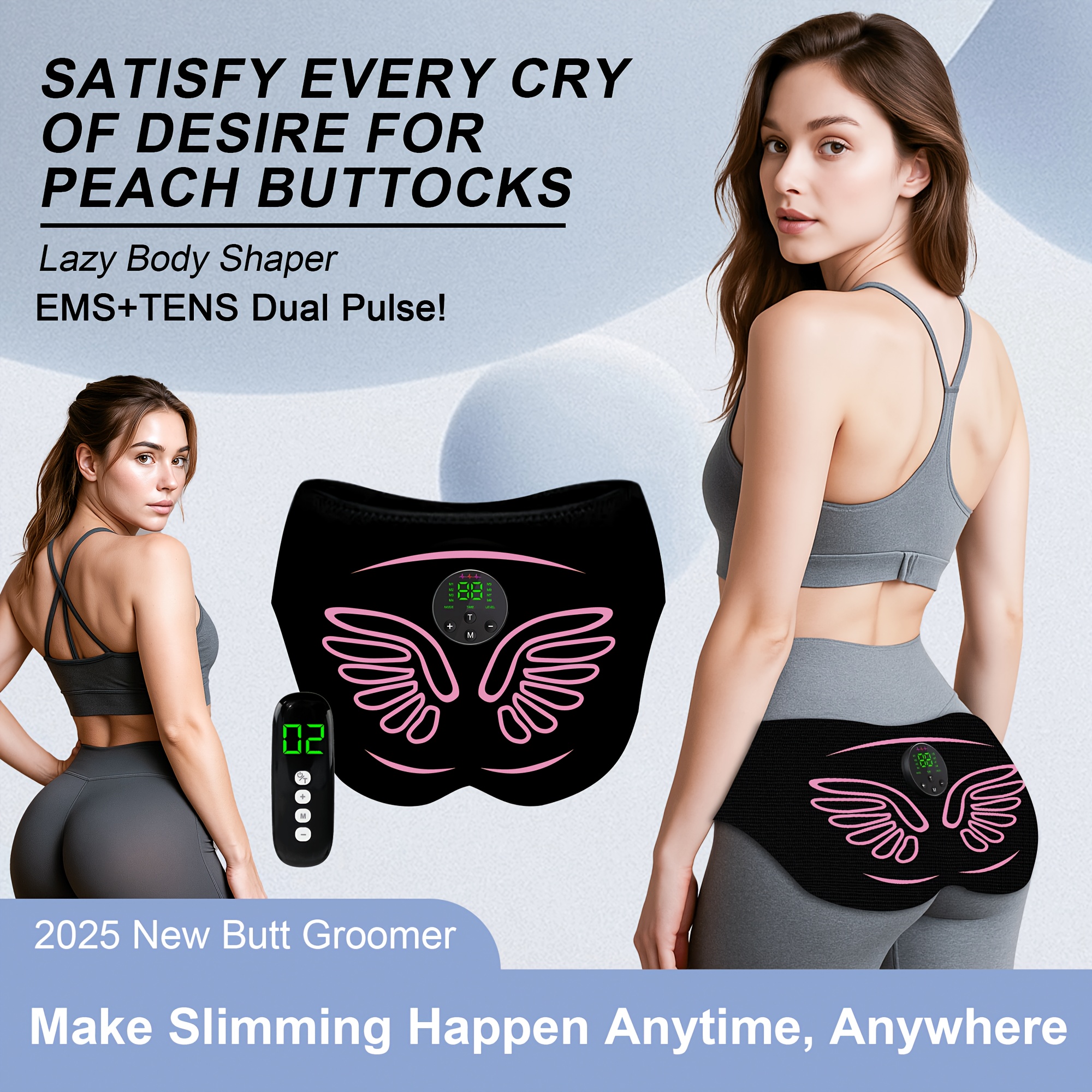 EMS Lazy for Buttocks, Shape A Universal *'s And Wo*'s Muscle Massage  Butt Trainer for for Flat Buttock