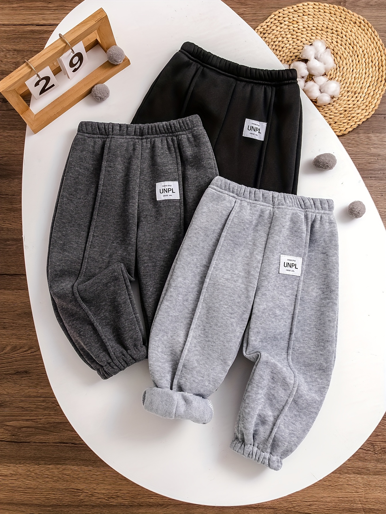 Resinta 3er Pack Jogginghosen Für Jungen – Weiche Sweatpants Mit Kordelzug & Taschen
