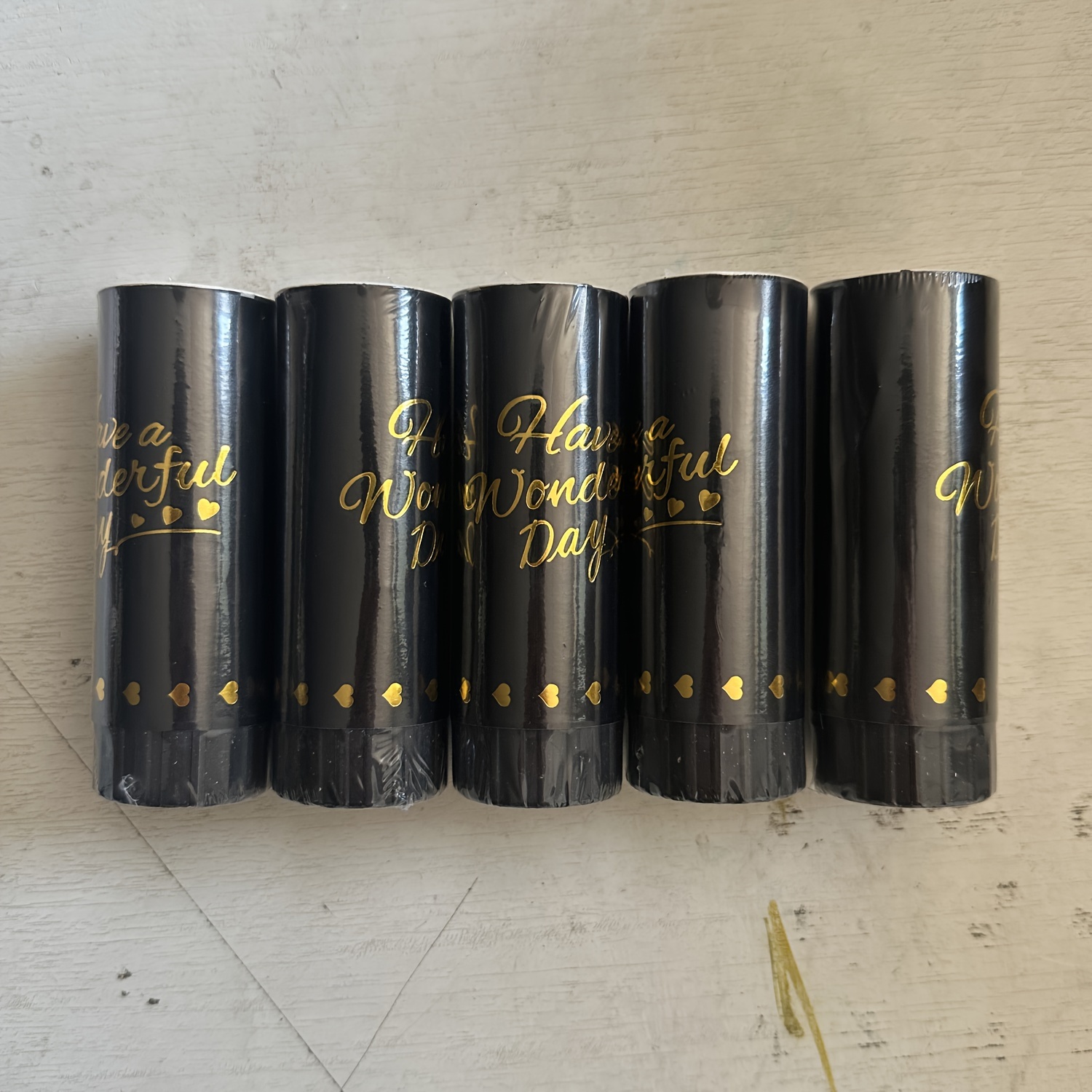 Spring Fireworks Handheld Twist Launcher In Black And Golden For Birthday Party, Graduation, Wedding, Grand Decoration