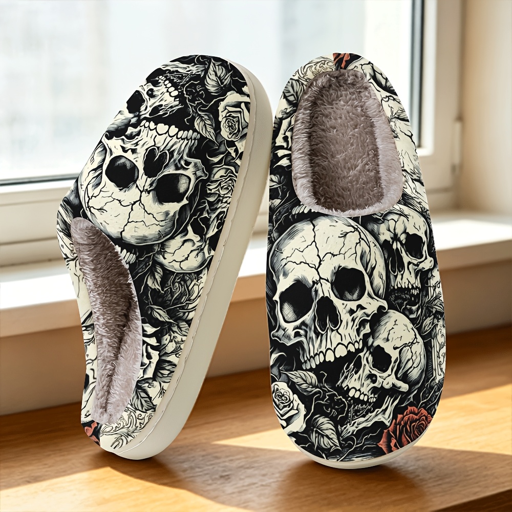TEMU Men's Women's Home Slippers, Skin-friendly Breathable Comfortable Warm, Gift Elegant French Indoor Outdoor Thick Sole Couple Style Slippers,