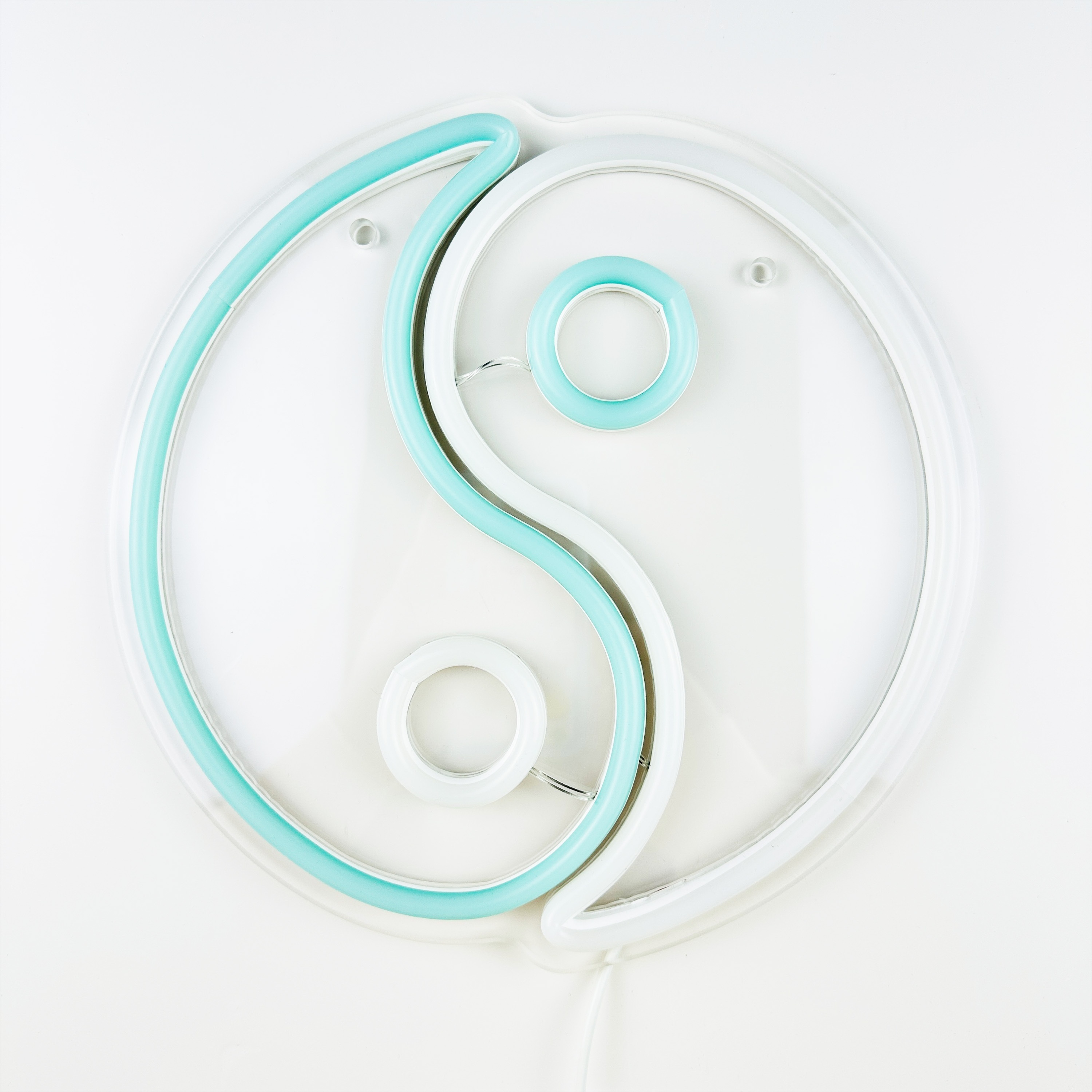 SZREBOW Tai Chi Neon Sign, LED Yin and Yang Door Mount Light with USB Power, Switch Control, Multipurpose Decor for Bedroom, Living Room, Game Room, Man Cave, Party, No Battery Required, Single Color