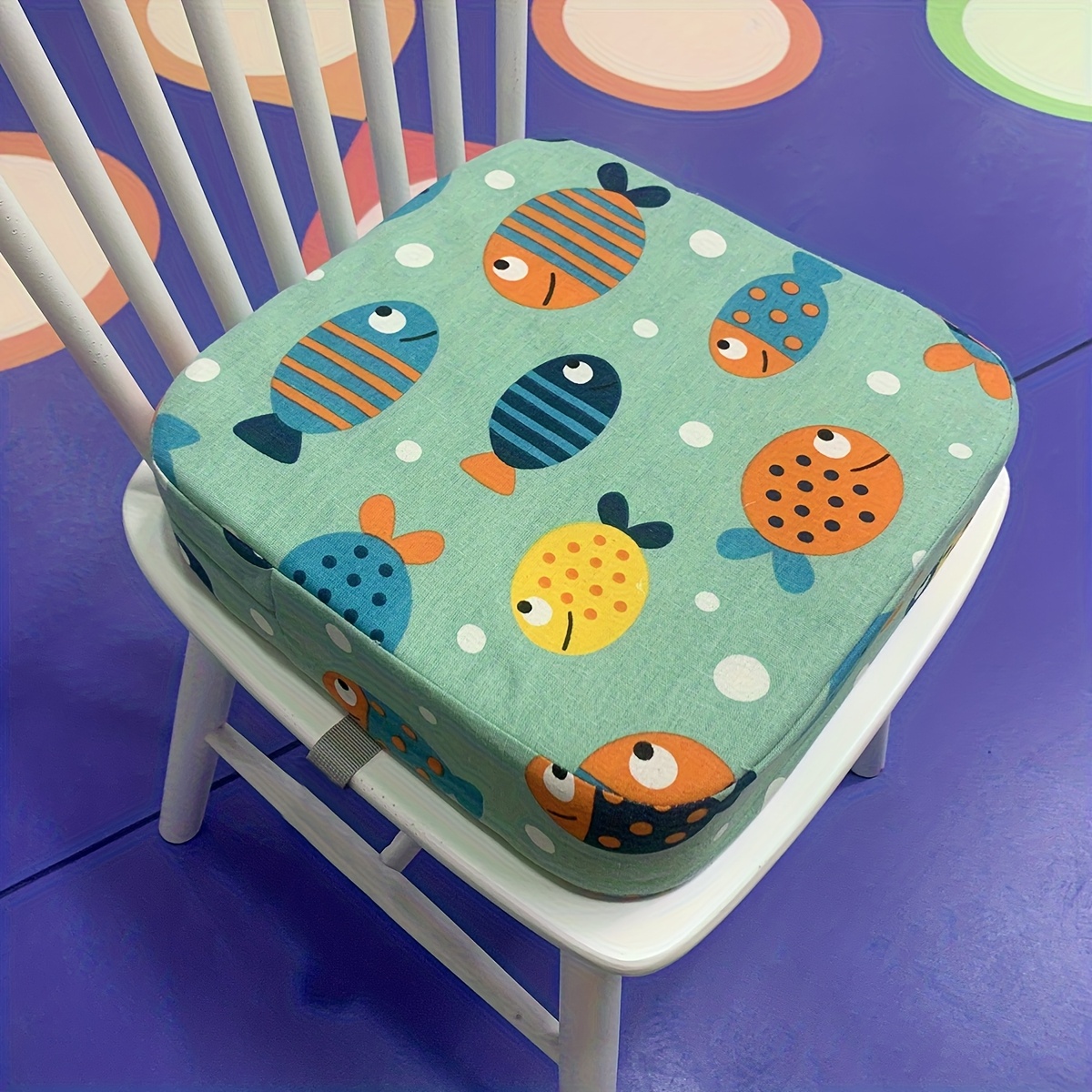 TEMU Furniture Heightening Cushions, Thickened Chair Pads, Creatively Designed Patterns, Dining Table And Chair Study Cushions. Cushion / Chair Pad