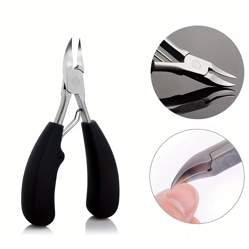 

1pc Nail Clippers Nail Correction Thick Nails Ingrown Toenails Nippers Cutters Dirt Remover Pedicure Care Tool