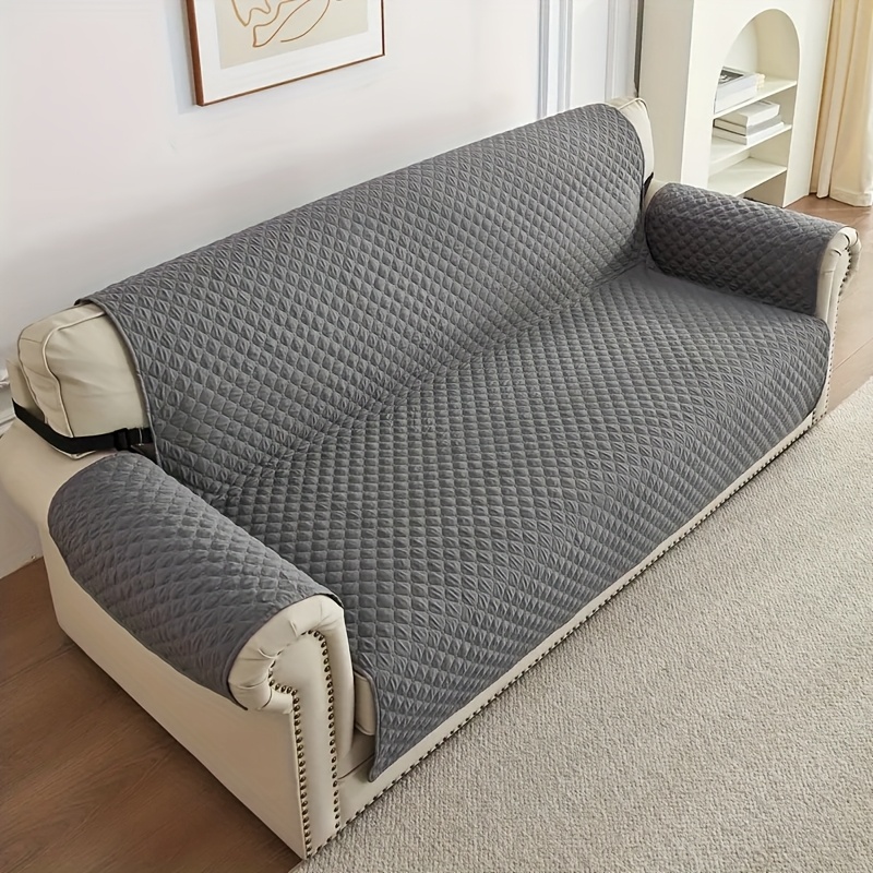 1pc quilted double sided brushed couch cover pet friendly Temu