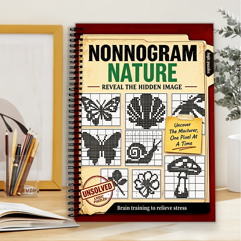 Nature-Themed Advanced Digital Art Sudoku Puzzle Book