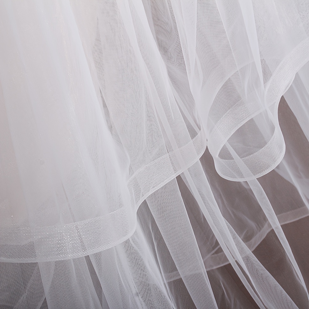 elegant bridal wedding veil vintage 3m long bridal veil simple elastic tulle perfect for photoshoots and wedding day accessory