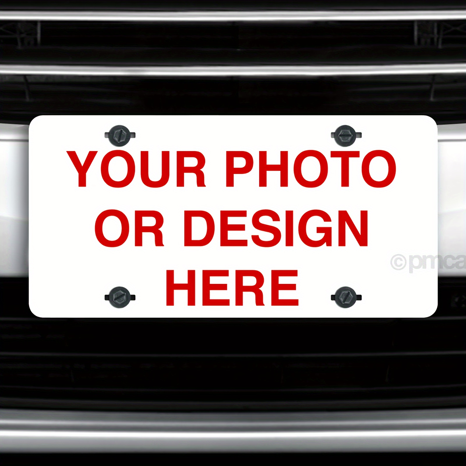 

[popular ] Customizable Aluminum License Plate 6x12 Inches - Personalized Text, Photo, Metal Sign, Water And Weather Resistant,