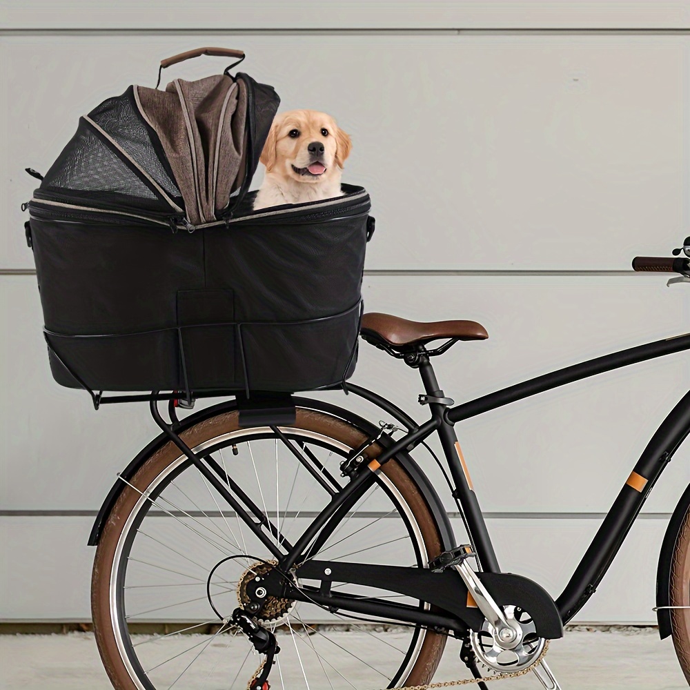Rear Rack Bike Basket Dog Carrier Pet Carrier Quick-Release Wire