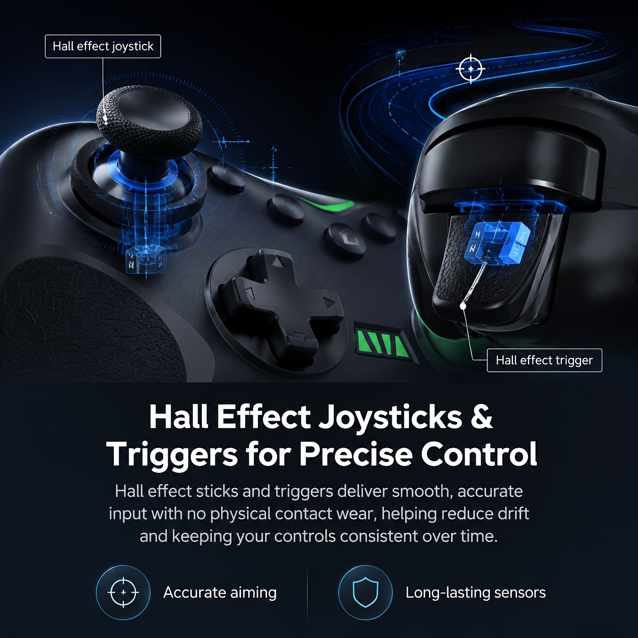 Wireless Game Controller, Compatible with Switch & PC