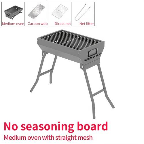 item picture portable folding bbq grill set medium size thickened alloy for outdoor cooking camping