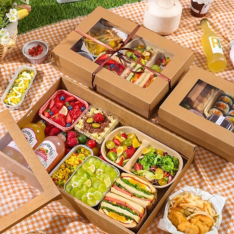 Food Box Amosfun 30pcs Boxes Hamburger Packaging Containers Sandwich ...