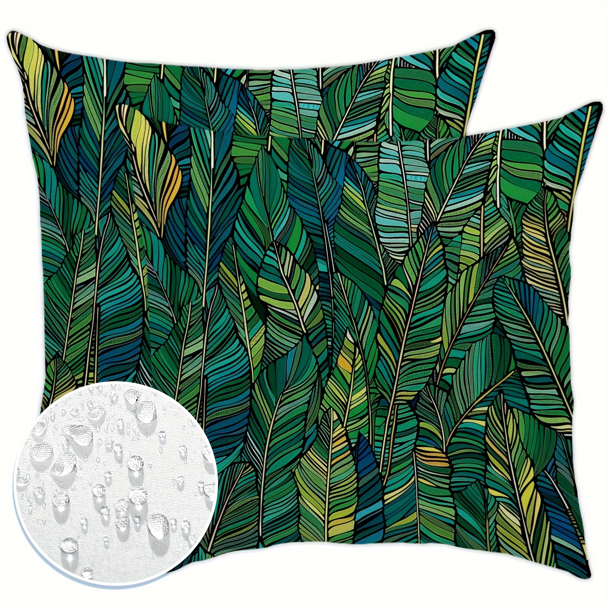 

2pcs , , Decorative Cushion 18*18 , Suitable For Furniture Bed Sofa Decoration