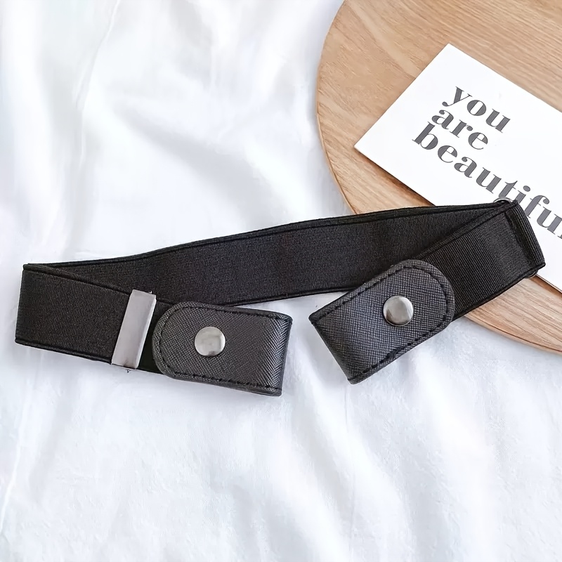 1pc Abdominal Control Belt - Stretch Adjustable Waistband For Jeans And Trousers, -, Comfortable And Convenient