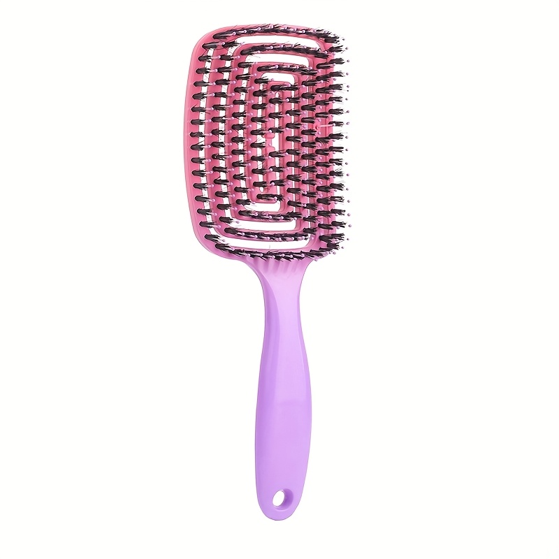 1pc Square Vented Hairbrush, Wet And Dry Detangling Comb With Function, Dry Styling Brush For All Hair Types