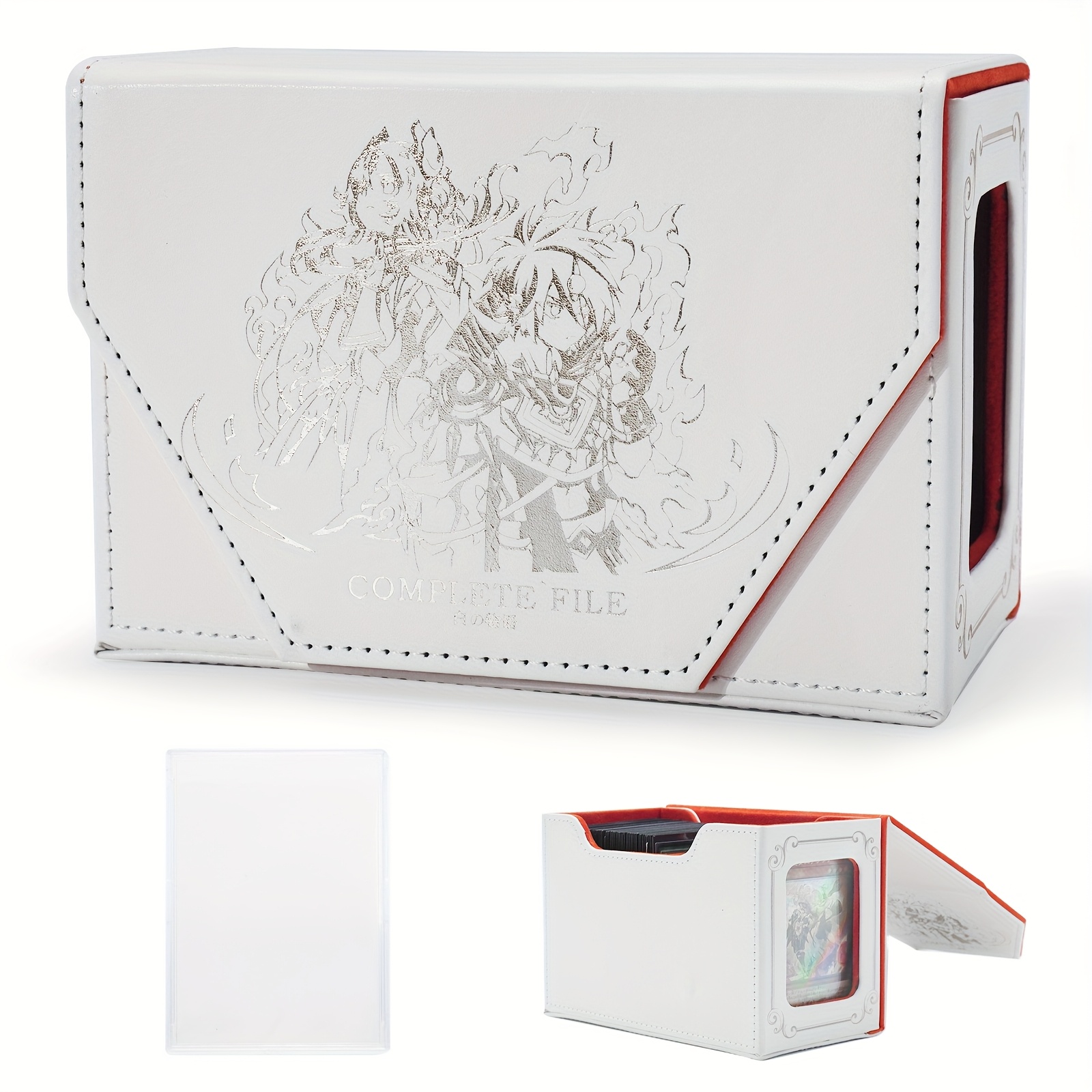 deck box yugioh story white deck box fits 150 - Temu Mexico