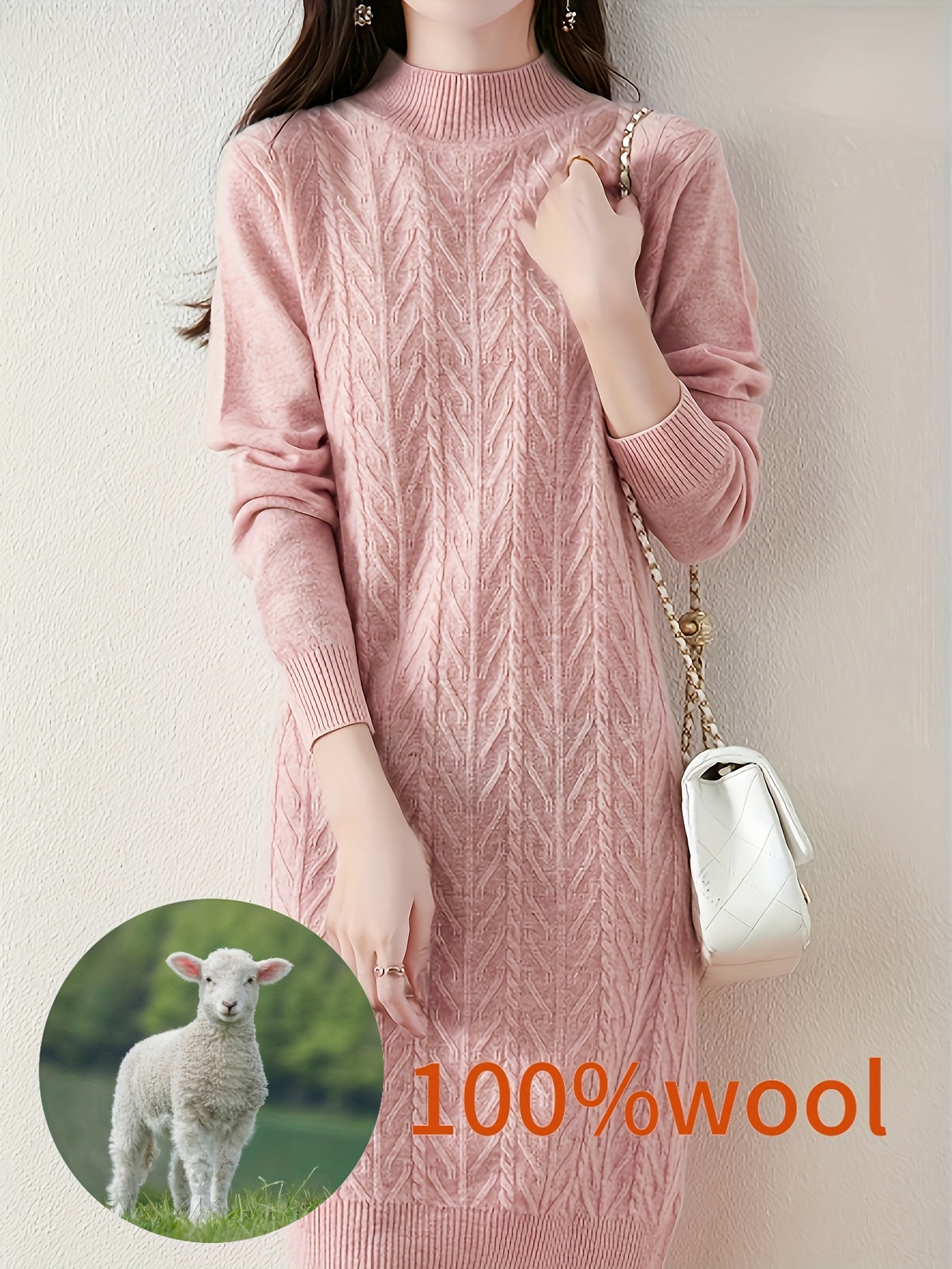 wool dress sold on Temu United States