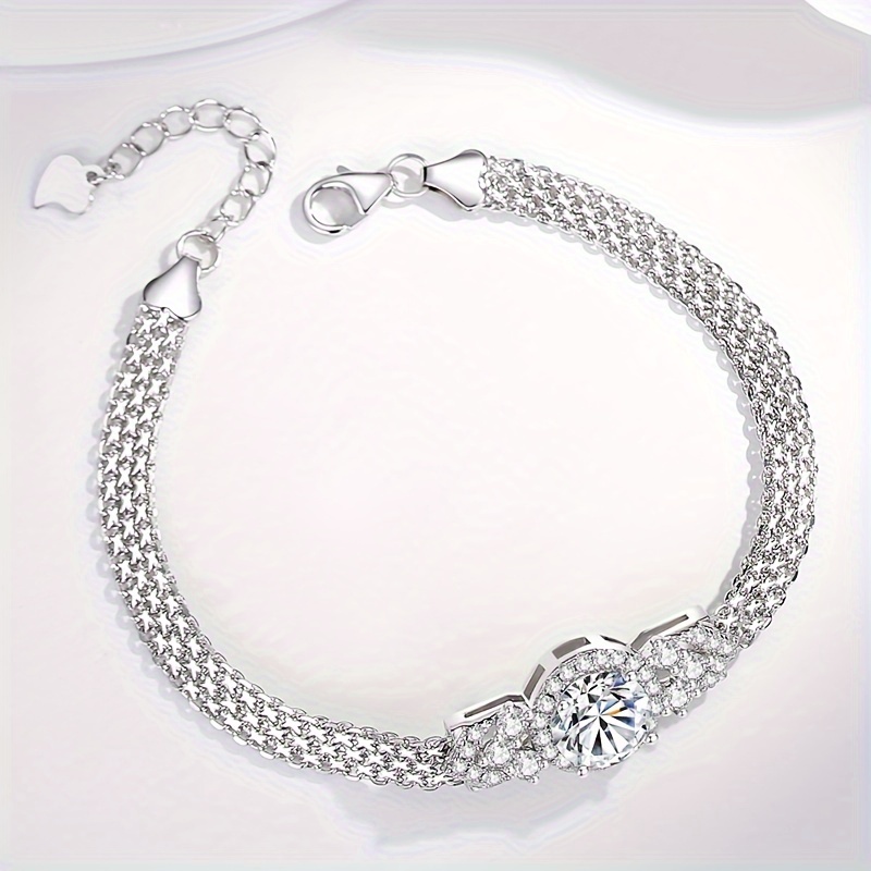 s925 18k gold bracelet jewelry 18g 0 63oz details 2