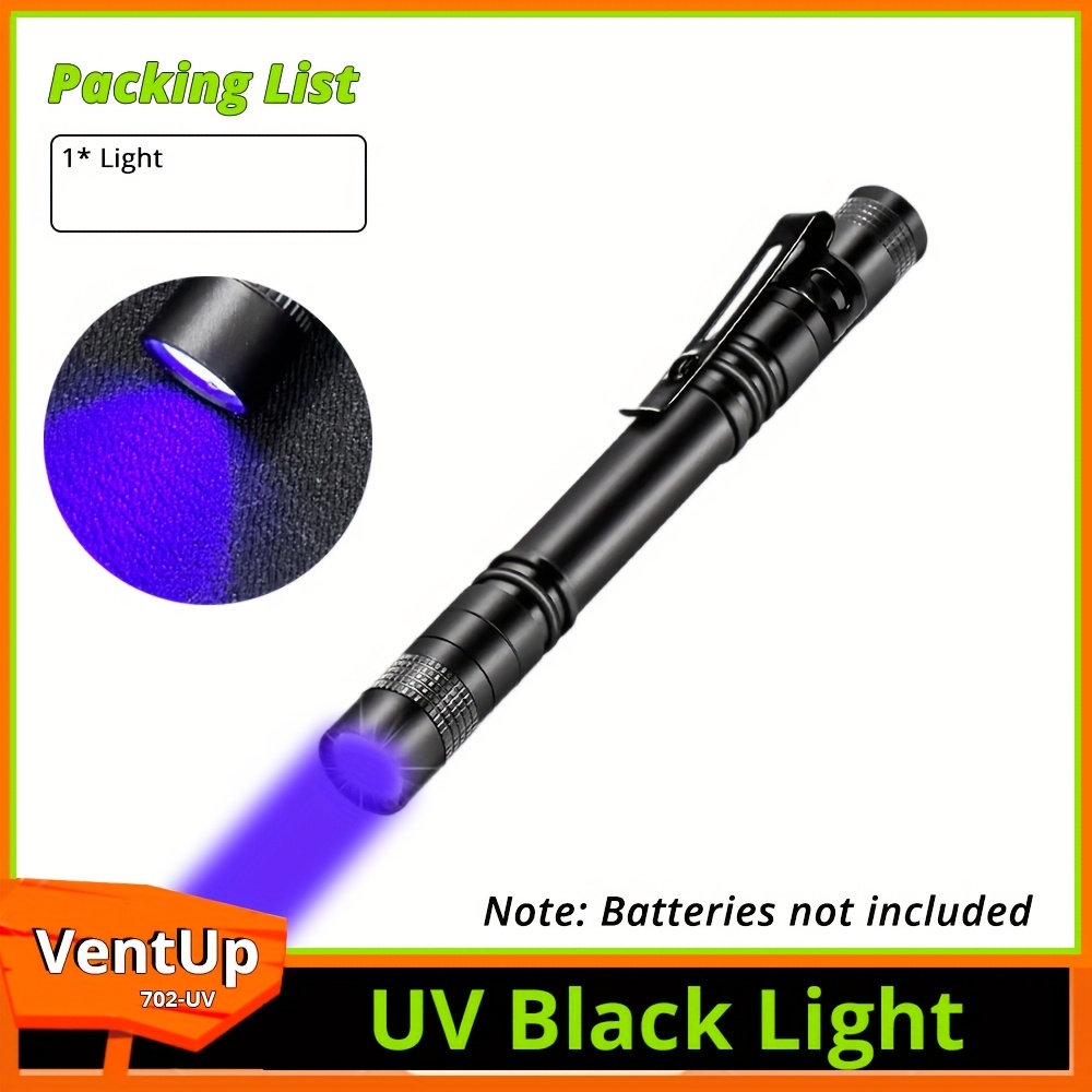 Image of 1pc Aluminum Alloy Uv Flashlight, Red Flashlight, , White Light, 4 Light Colors , Suitable For Night Lighting, Camping, Fishing, Water Leaks, Pet Urine, , Hotel , Dry Stains And Bed Bugs